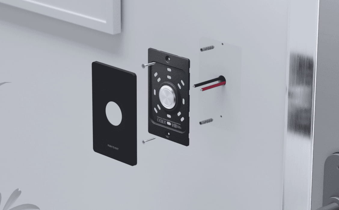 Ubiquiti Auslösetaste - weiß, Schwarz