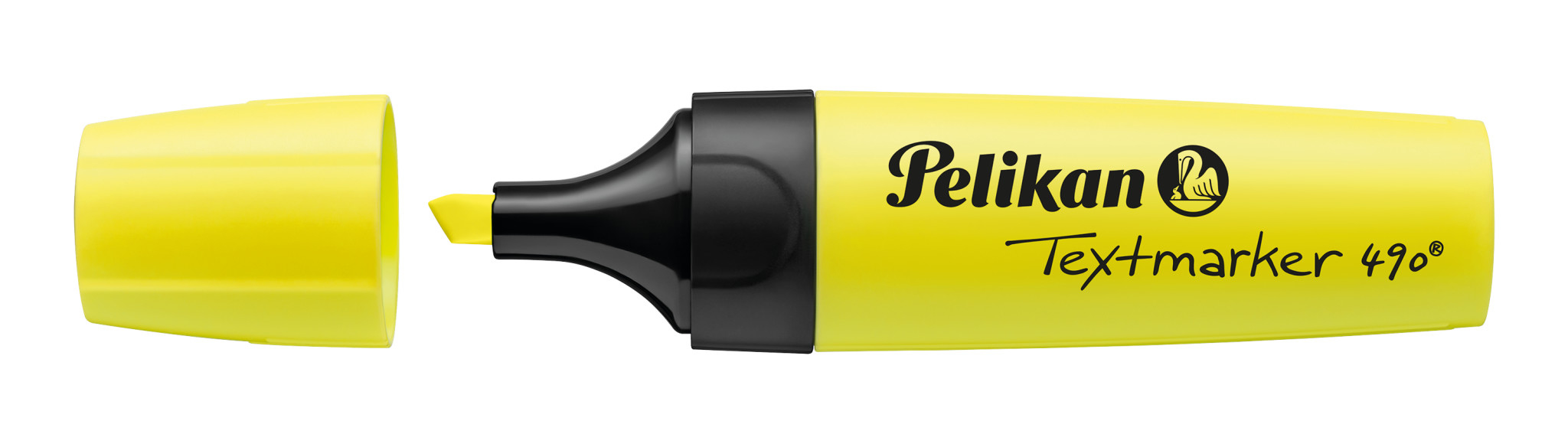 Pelikan 490 Textmarker, 1 Stück(e), Gelb, Gelb, Polypropylen (PP)