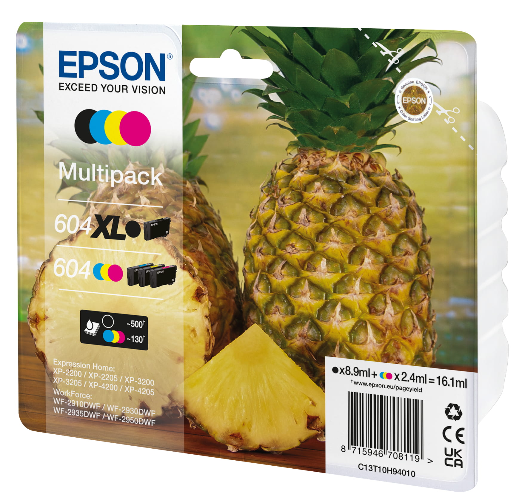 Epson 604/604XL Multipack - 4er-Pack - XL (Schwarz)