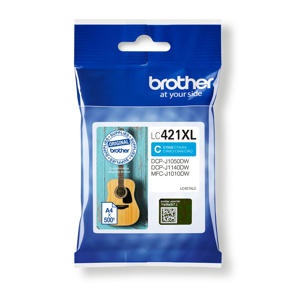 Brother LC421XLC - Hohe Ergiebigkeit - Cyan - original