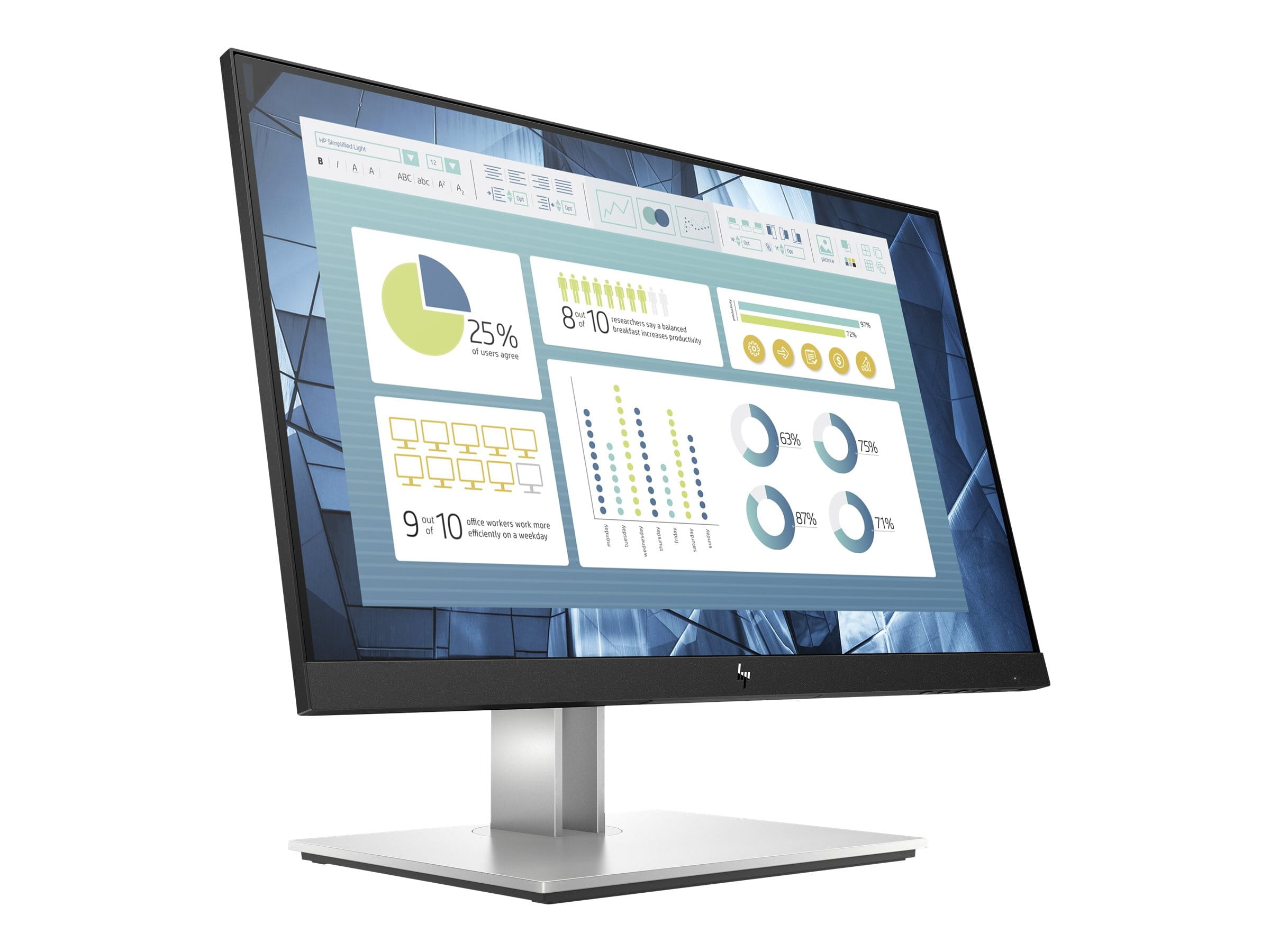 HP E22 G4 - E-Series - LED-Monitor - 55.9 cm (22")