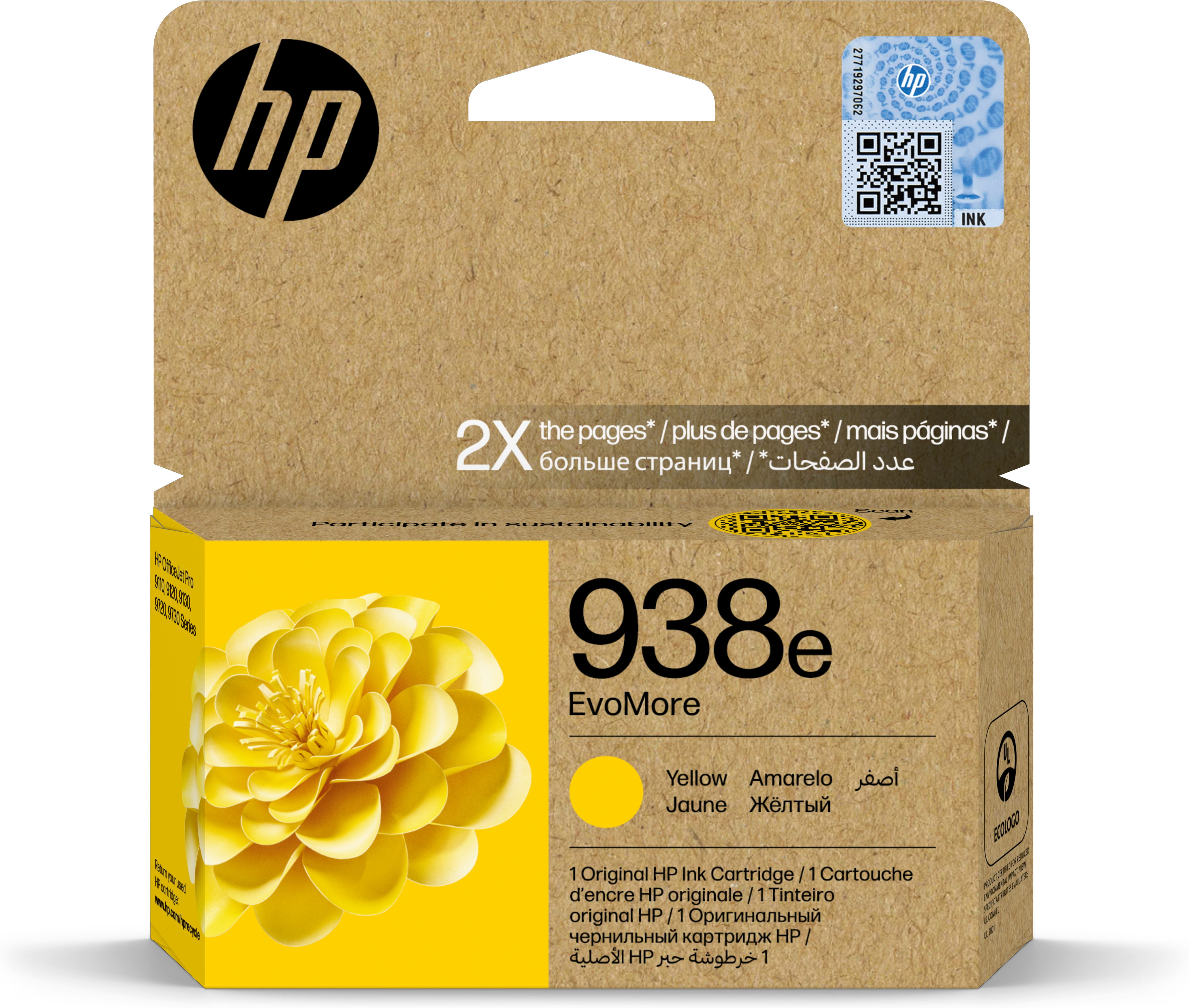 HP 938e EvoMore - Gelb - original - Tintenpatrone