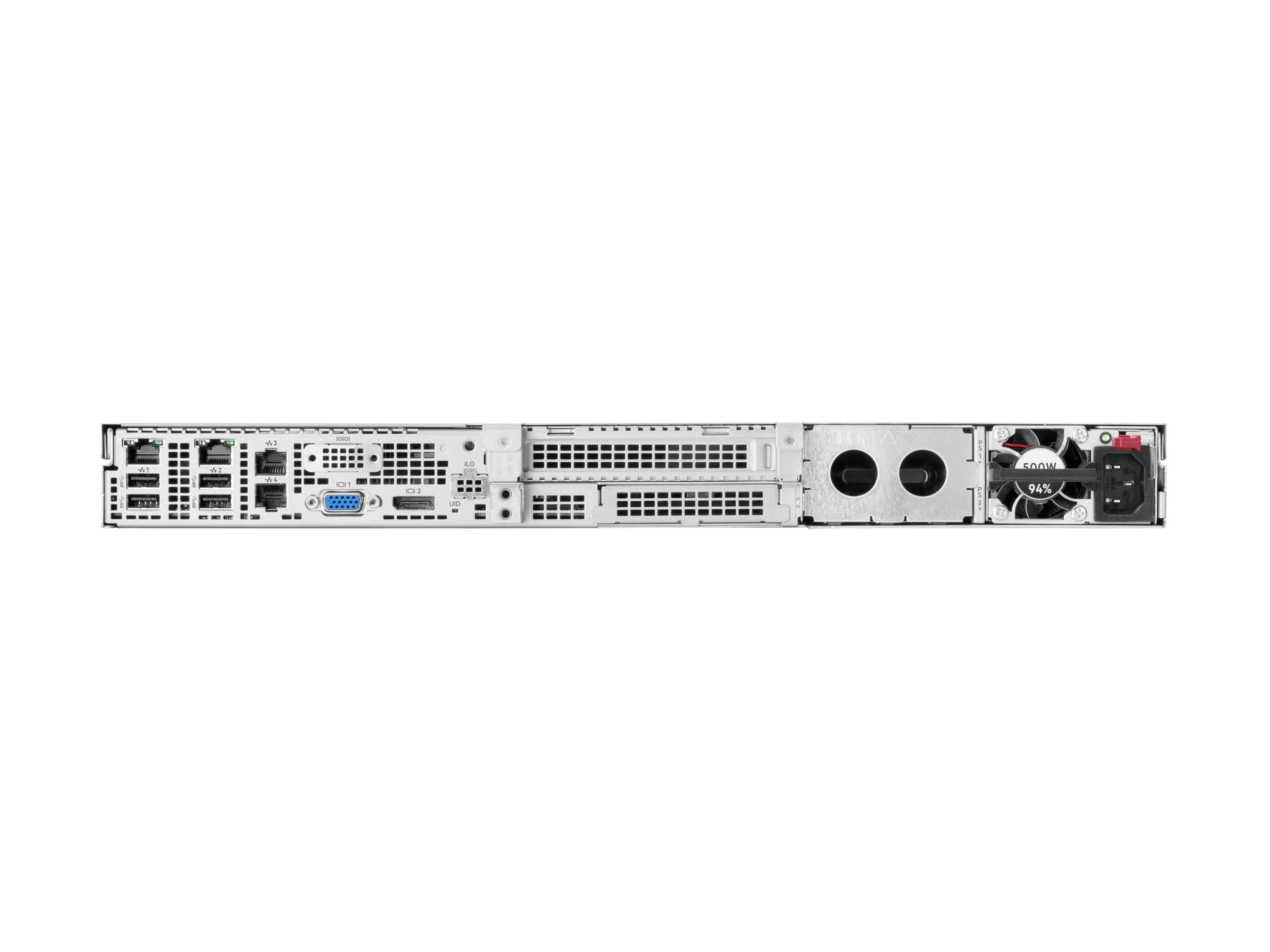 HPE ProLiant DL20 Gen11 - Server - Rack-Montage - 1U - 1-Weg - 1 x Xeon E-2434 / 3.4 GHz - RAM 32 GB - SATA - Hot-Swap 8.9 cm (3.5") (Smart Choice)