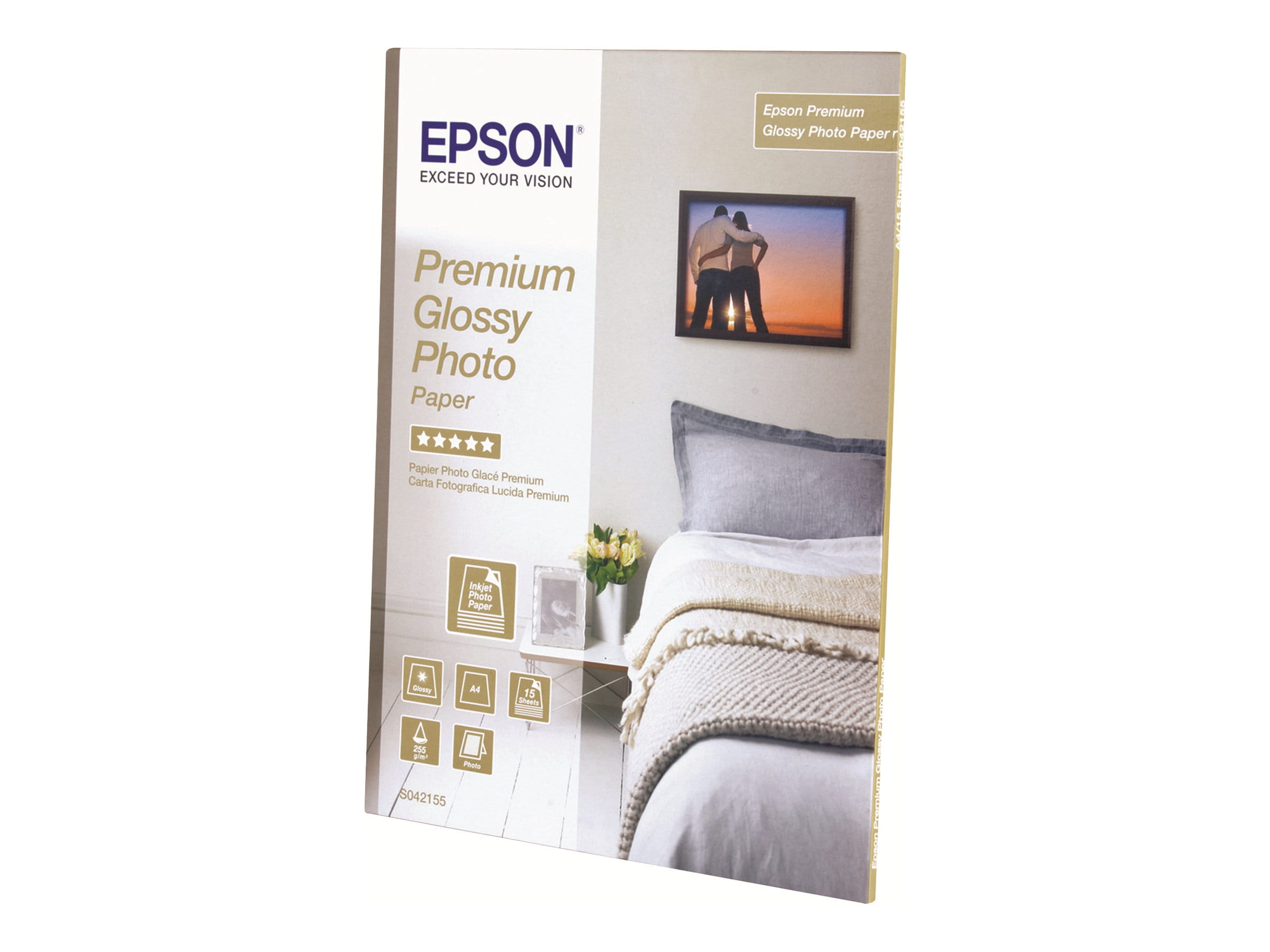 Epson Premium Glossy Photo Paper - Glänzend - 100 x 150 mm 40 Blatt Fotopapier