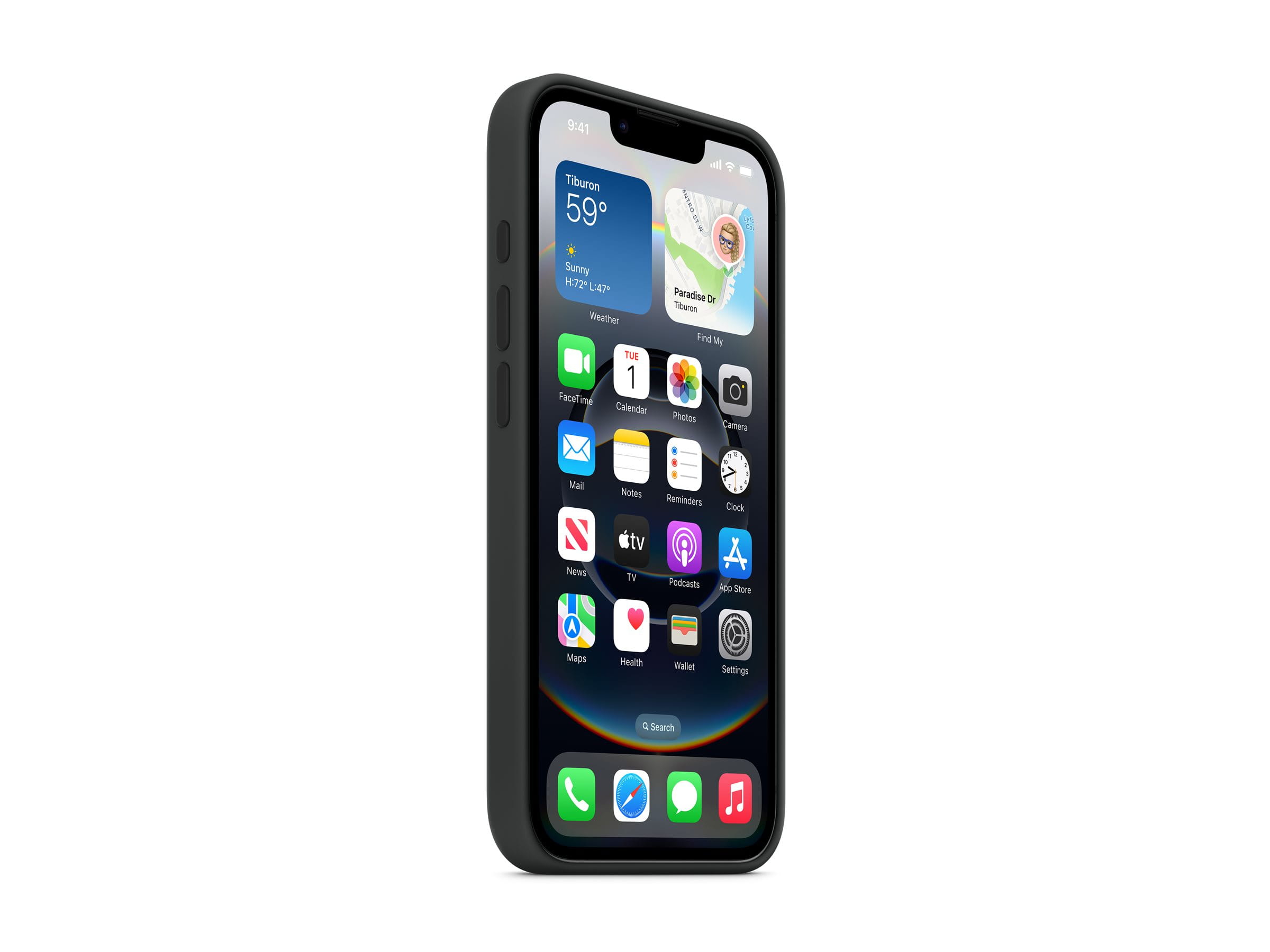 Apple Hintere Abdeckung für Mobiltelefon - Silikon