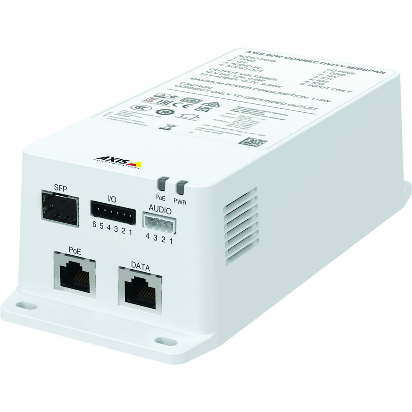 Axis TU8003 - Power Injector - Midspan-Konnektivität