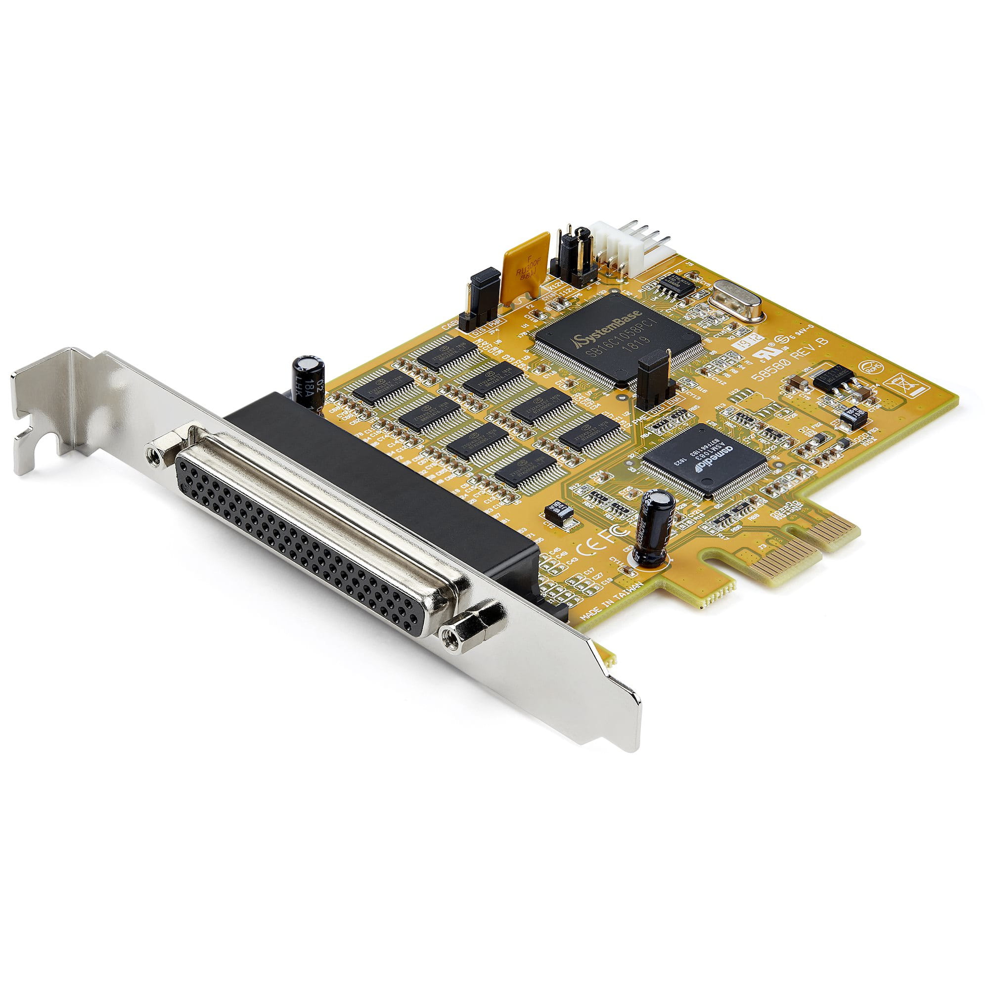 StarTech.com 8 Port PCI Express Karte - PCIe RS232 Erweiterungskarte - 16C1050 UART - Windows & Linux (PEX8S1050)