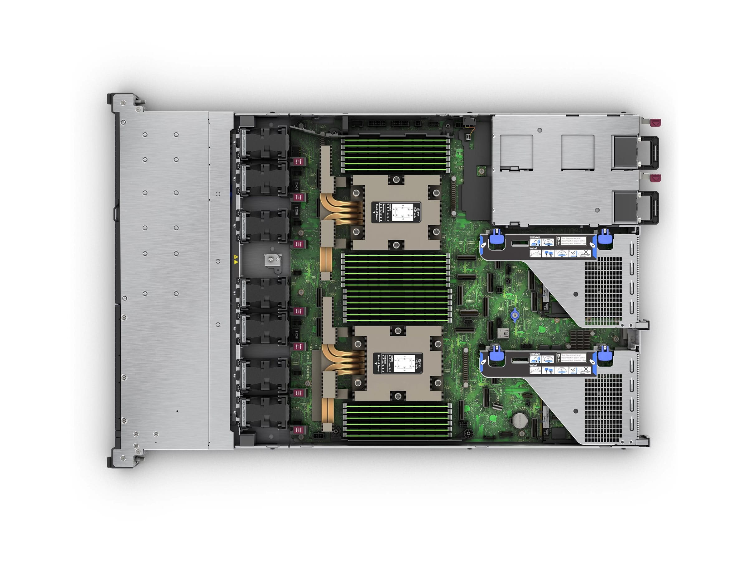 HPE ProLiant DL365 Gen11 - Server - Rack-Montage - 1U - zweiweg - 1 x EPYC 9124 / 3 GHz - RAM 64 GB - SATA/SAS/NVMe - Hot-Swap 6.4 cm (2.5") (Smart Choice)
