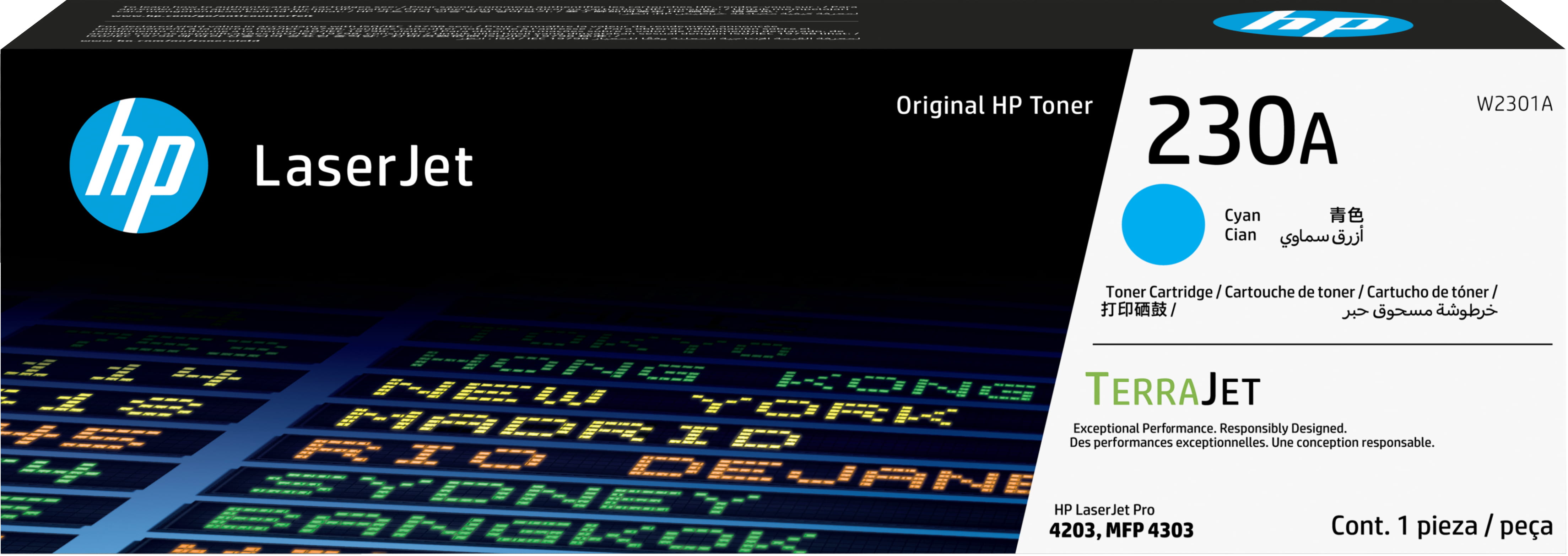 HP 230A - Cyan - original - LaserJet - Tonerpatrone (W2301A)