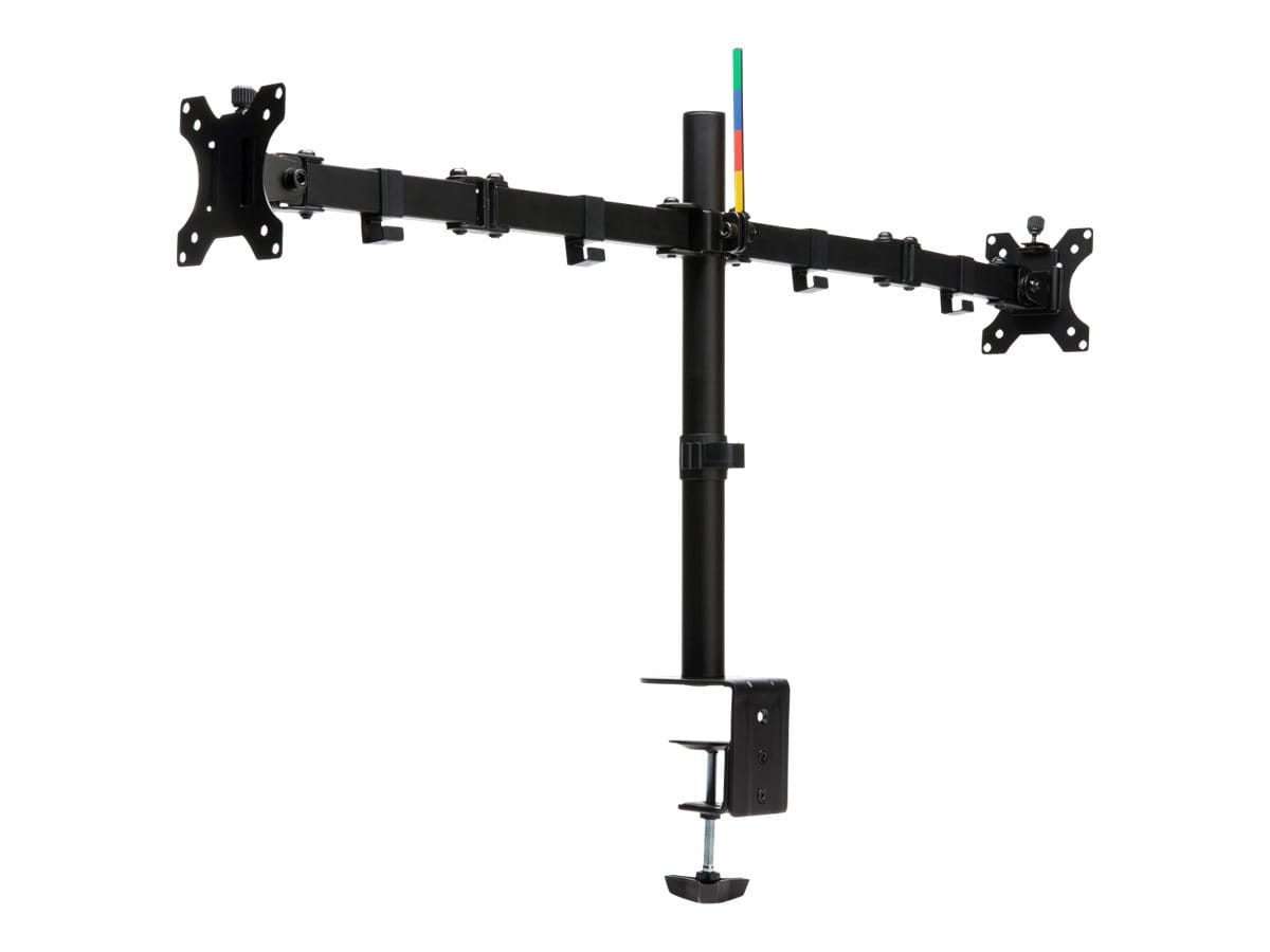 Kensington SmartFit Ergo Dual Extended Monitor Arm - Befestigungskit - einstellbarer Arm - für 2 Monitore - Metall - Schwarz - Bildschirmgröße: bis zu 81,3 cm (bis zu 32 Zoll)