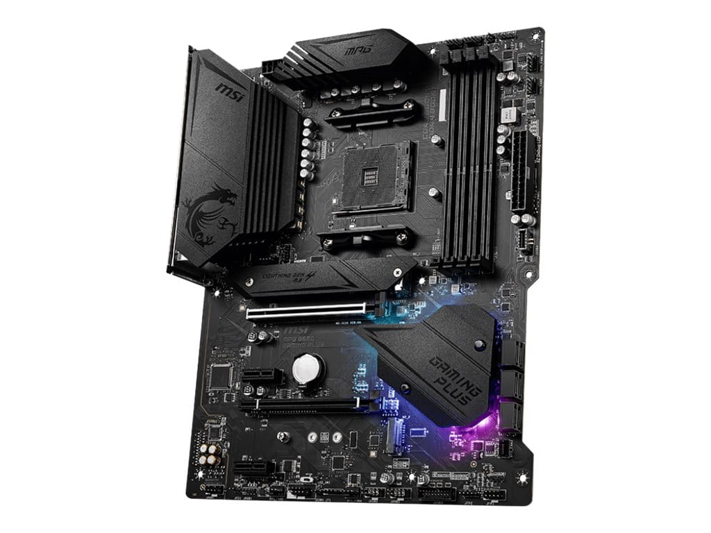 MSI MPG B550 GAMING PLUS - Motherboard - ATX - Socket AM4 - AMD B550 Chipsatz - USB-C Gen2, USB-C Gen1, USB 3.2 Gen 1, USB 3.2 Gen 2 - Gigabit LAN - Onboard-Grafik (CPU erforderlich)