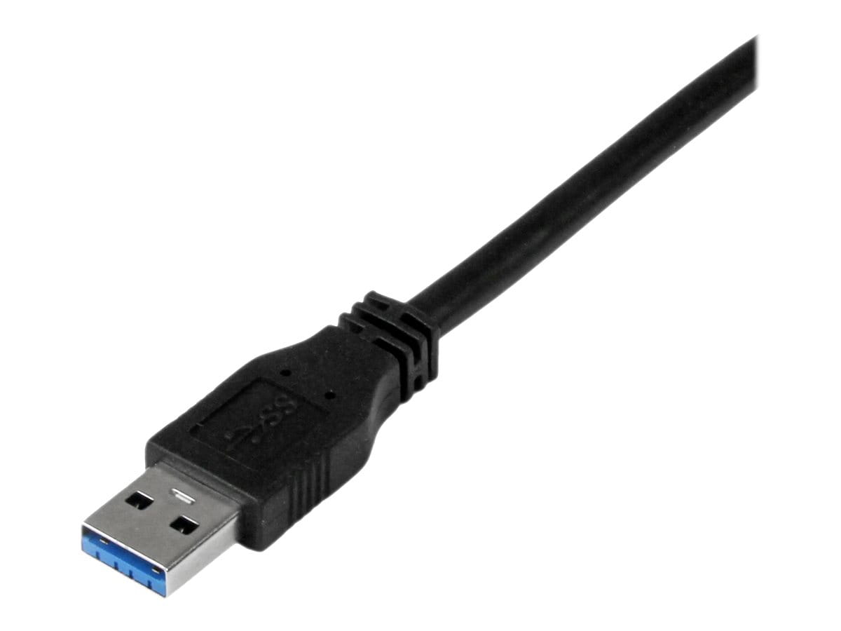 StarTech.com 1m zertifiziertes USB 3.0 SuperSpeed Kabel A auf B - Schwarz - USB 3 Anschlusskabel - Stecker/Stecker - USB-Kabel - USB Type B (M)