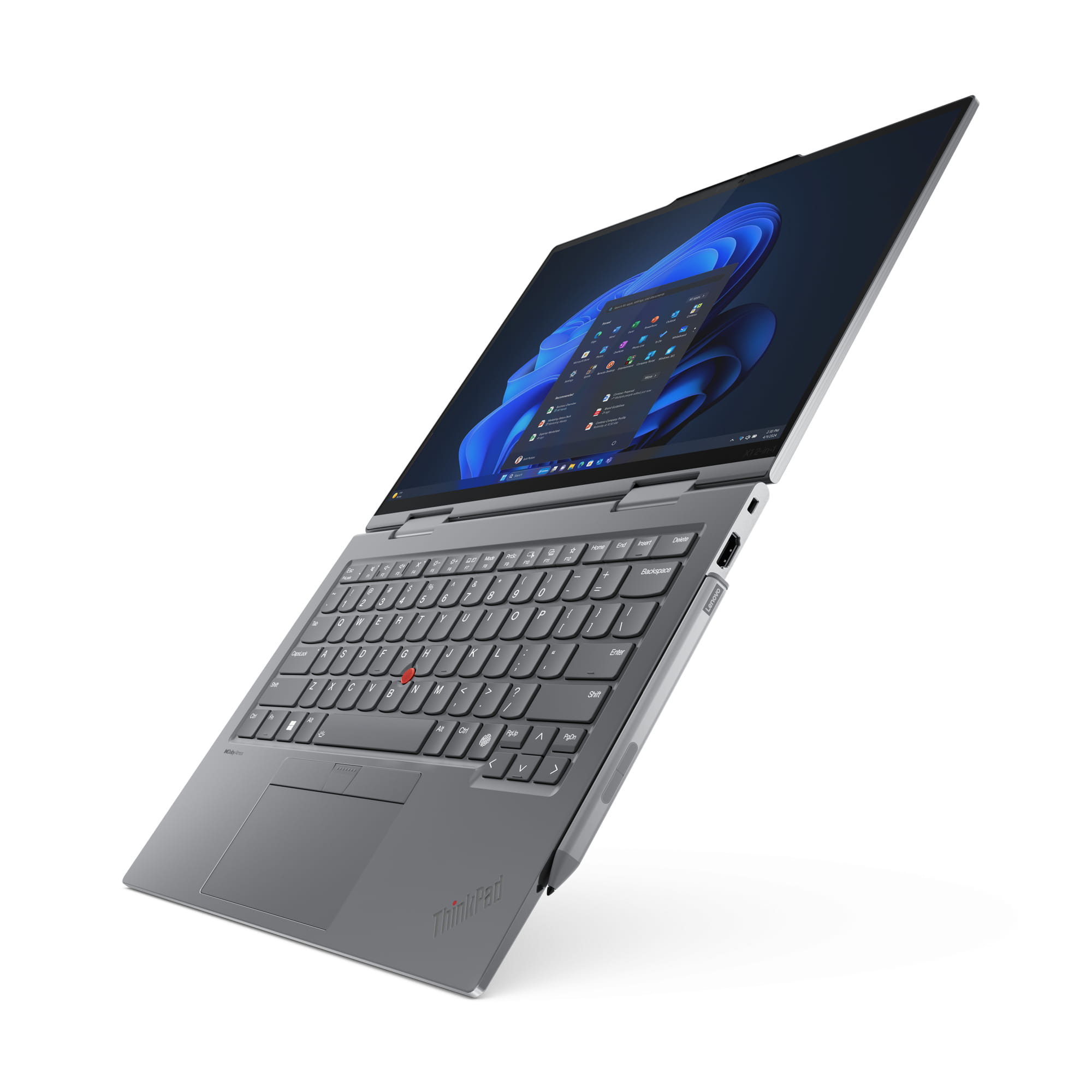 Lenovo ThinkPad X1 2-in-1 Gen 9 21KE - Flip-Design - Intel Core Ultra 7 155U / 1.7 GHz - Evo - Win 11 Pro - Intel Graphics - 32 GB RAM - 1 TB SSD TCG Opal Encryption 2, NVMe, Performance - 35.6 cm (14")