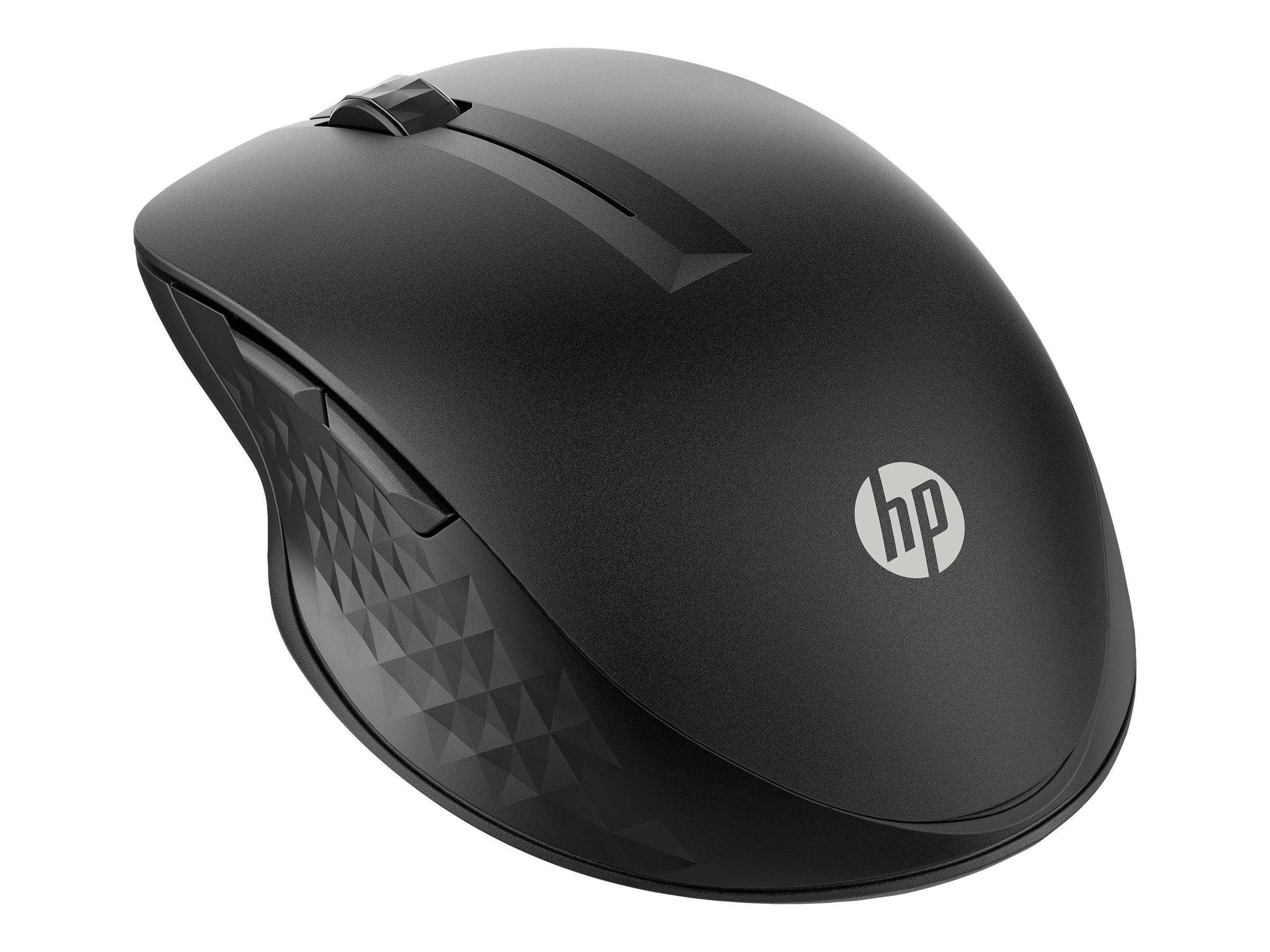 HP 430 - Maus - für mehrere Geräte - ergonomisch - rechts- und linkshändig - 5 Tasten - kabellos - Bluetooth 5.0, 2.4 GHz - kabelloser Empfänger (USB)