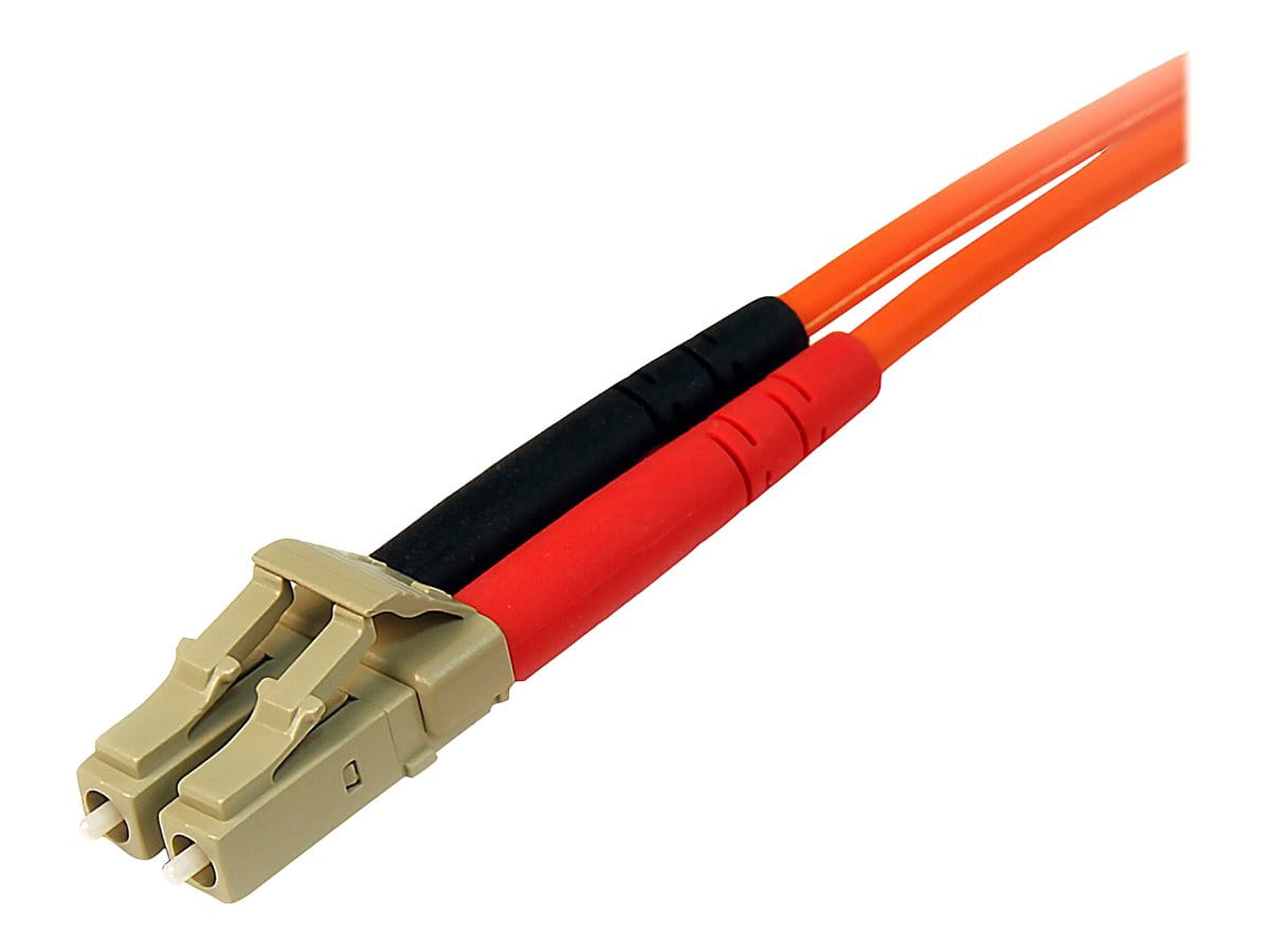 StarTech.com 1m Fiber Optic Cable - Multimode Duplex 50/125 - LSZH - LC/LC - OM2 - LC to LC Fiber Patch Cable (50FIBLCLC1)