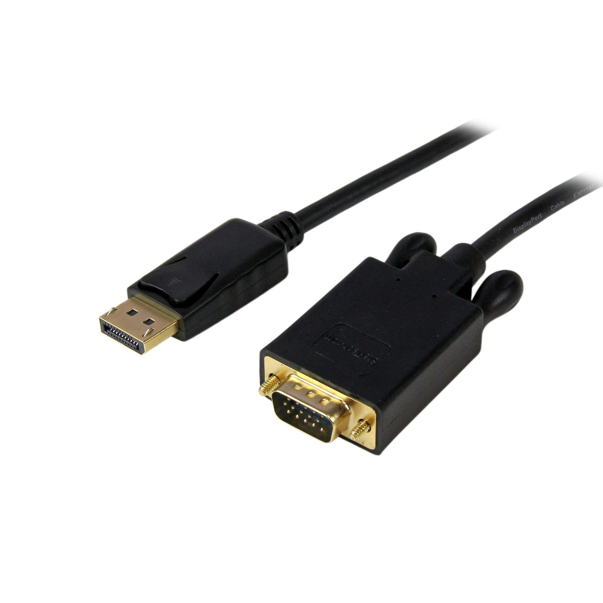 StarTech.com 1,8 m DisplayPort auf VGA Kabel - Aktives DisplayPort auf VGA Adapter Kabel - 1080p Video - DP auf VGA Monitor Kabel - DP 1.2 auf VGA Konverter - Einrastender DP Stecker (DP2VGAMM6B)