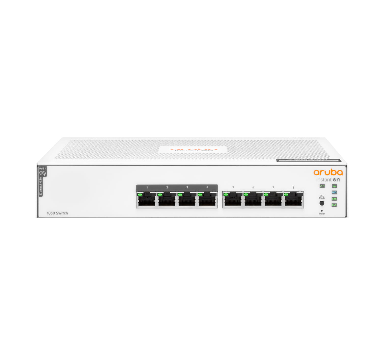 HPE Networking Instant On 1830 8G 4p Class4 PoE 65W Switch - Switch - Smart - 4 x 10/100/1000 + 4 x 10/100/1000 (PoE+) - managed