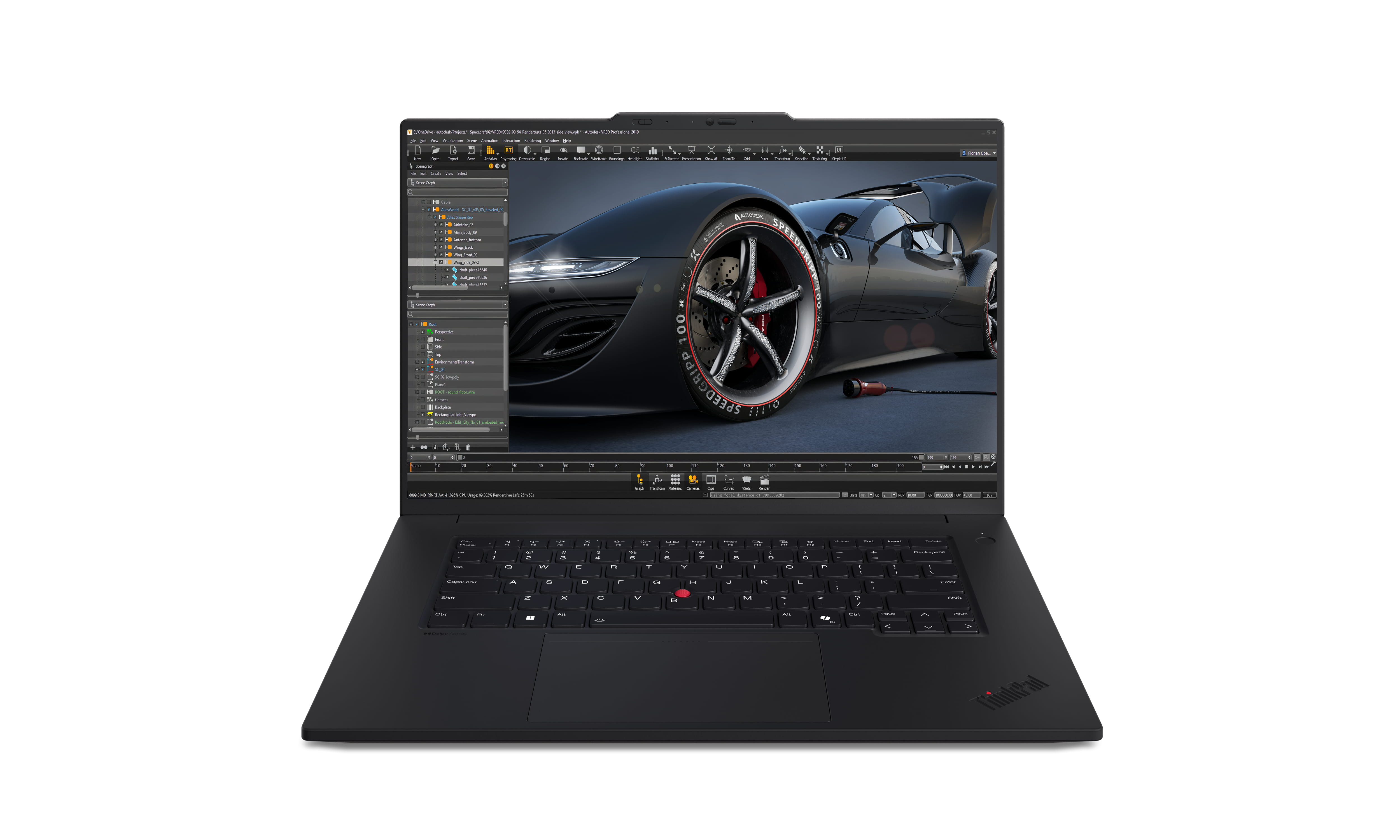 Lenovo ThinkPad P1 Gen 7 21KV - Intel Core Ultra 9 185H / 2.3 GHz - Intel Evo vPro Enterprise Platform - Win 11 Pro - GeForce RTX 4070 - 64 GB RAM - 2 TB SSD TCG Opal Encryption 2, NVMe, Performance - 40.6 cm (16")