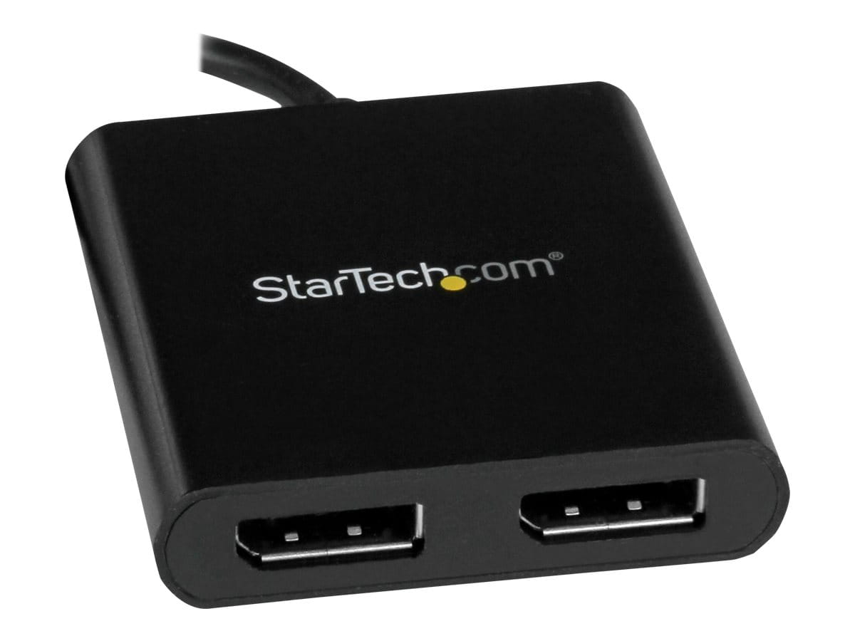 StarTech.com USB-C auf DisplayPort Multi-Monitor Adapter - 2-Port MST Hub - USB C zu 2x DP Splitter - USB Typ C zu DP MST Hub - DisplayPort-Adapter - 24 pin USB-C (M)