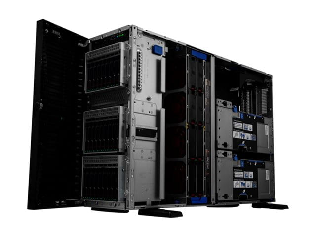 HPE ProLiant ML350 Gen11 - Server - Tower - 4U - zweiweg - 1 x Xeon Silver 4510 / 2.4 GHz - RAM 32 GB - SATA/SAS/NVMe - Hot-Swap 6.4 cm (2.5")