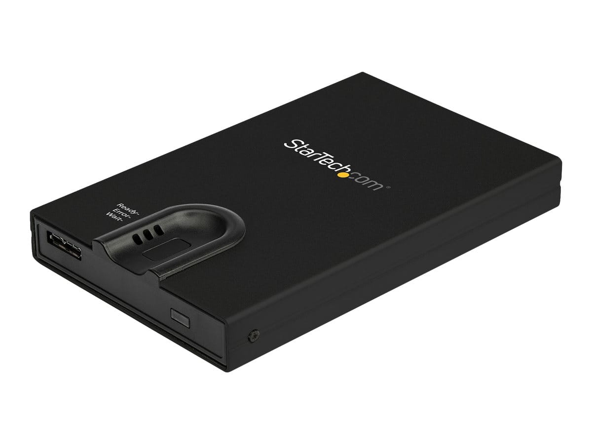 StarTech.com S251BMU3FP Externes Festplattengehäuse (verschlüsselt, Zugriff per Fingerabdruck, USB 3.0, 2,5 Zoll SATA)