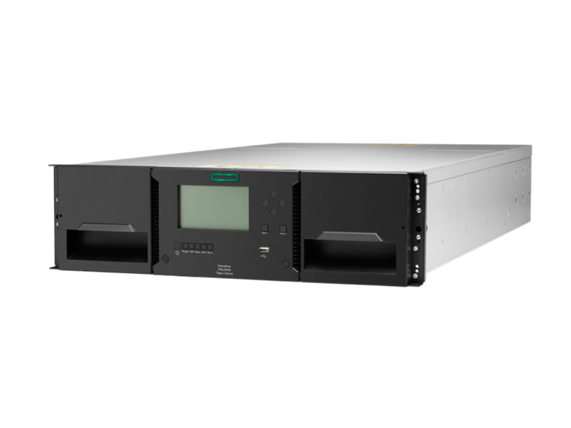 HPE StoreEver MSL3040 Scalable Library Base Module - Bandbibliothek - 720 TB / 1.8 PB - Steckplätze: 40 - keine Bandlaufwerke - Rack - einbaufähig - 3U - 3 halbhohe (HH)