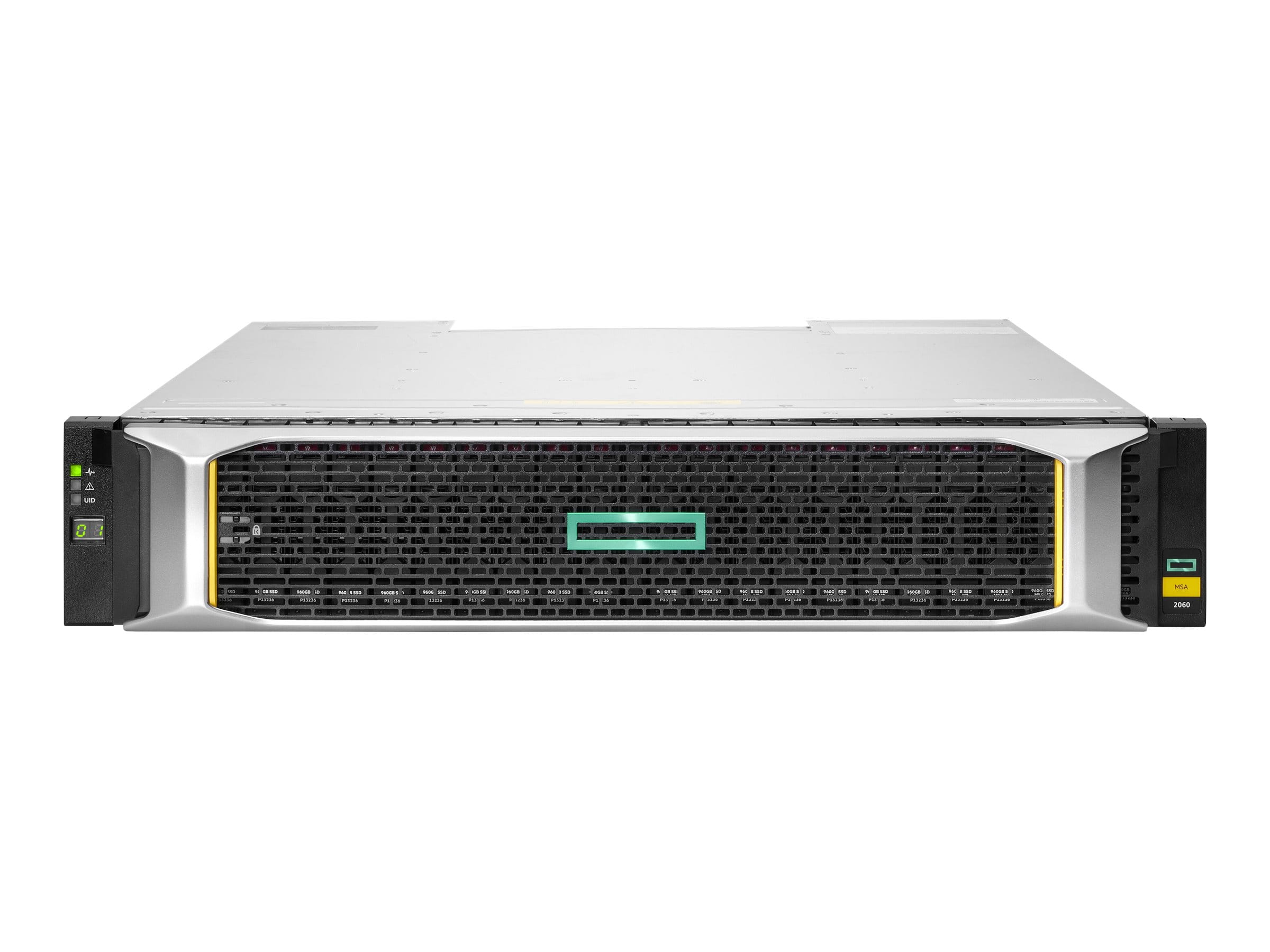 HPE Modular Smart Array 2060 SAS 12G 2U 24-disk SFF Drive Enclosure - 6th Generation - Speichergehäuse - 24 Schächte (SAS-3)