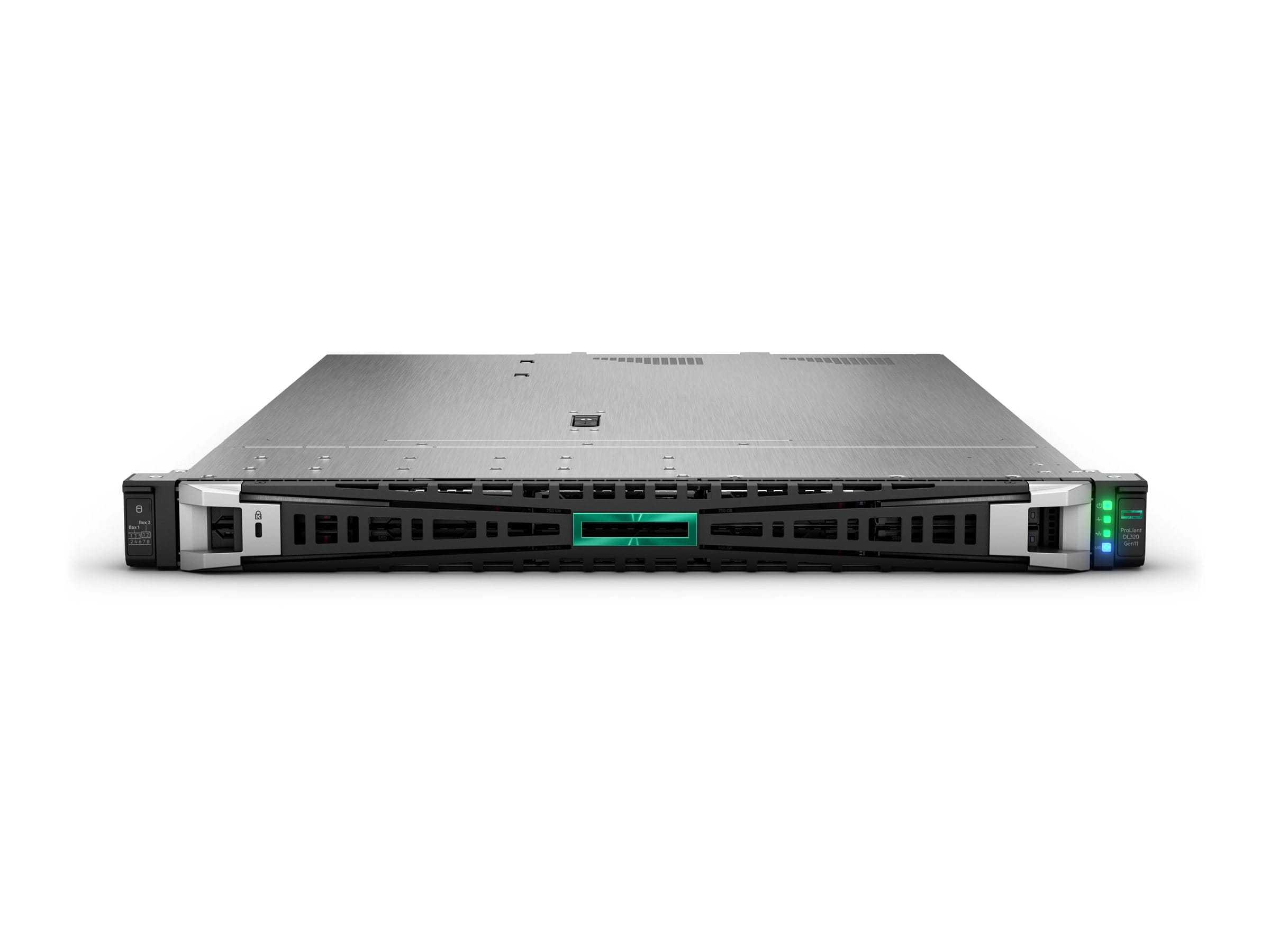 HPE ProLiant DL320 Gen11 - Server - Rack-Montage - 1U - zweiweg - 1 x Xeon Gold 6530 / 2.1 GHz - RAM 128 GB - SATA/SAS/PCI Express - Hot-Swap 6.4 cm (2.5") (Smart Choice)