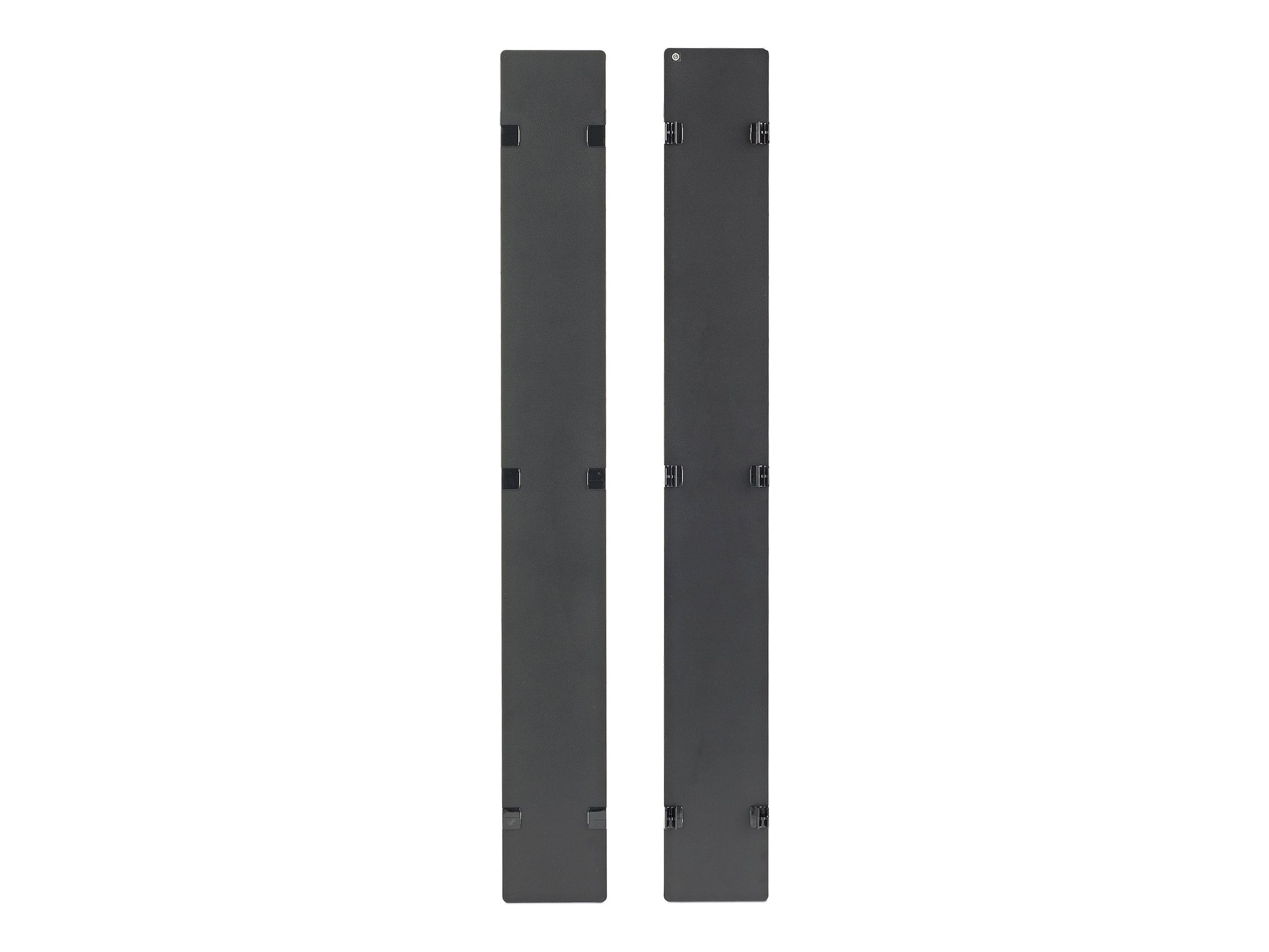APC Rack-Kabelführungskonsolen-Abdeckung - Schwarz - 42HE - TAA-konform (Packung mit 2)