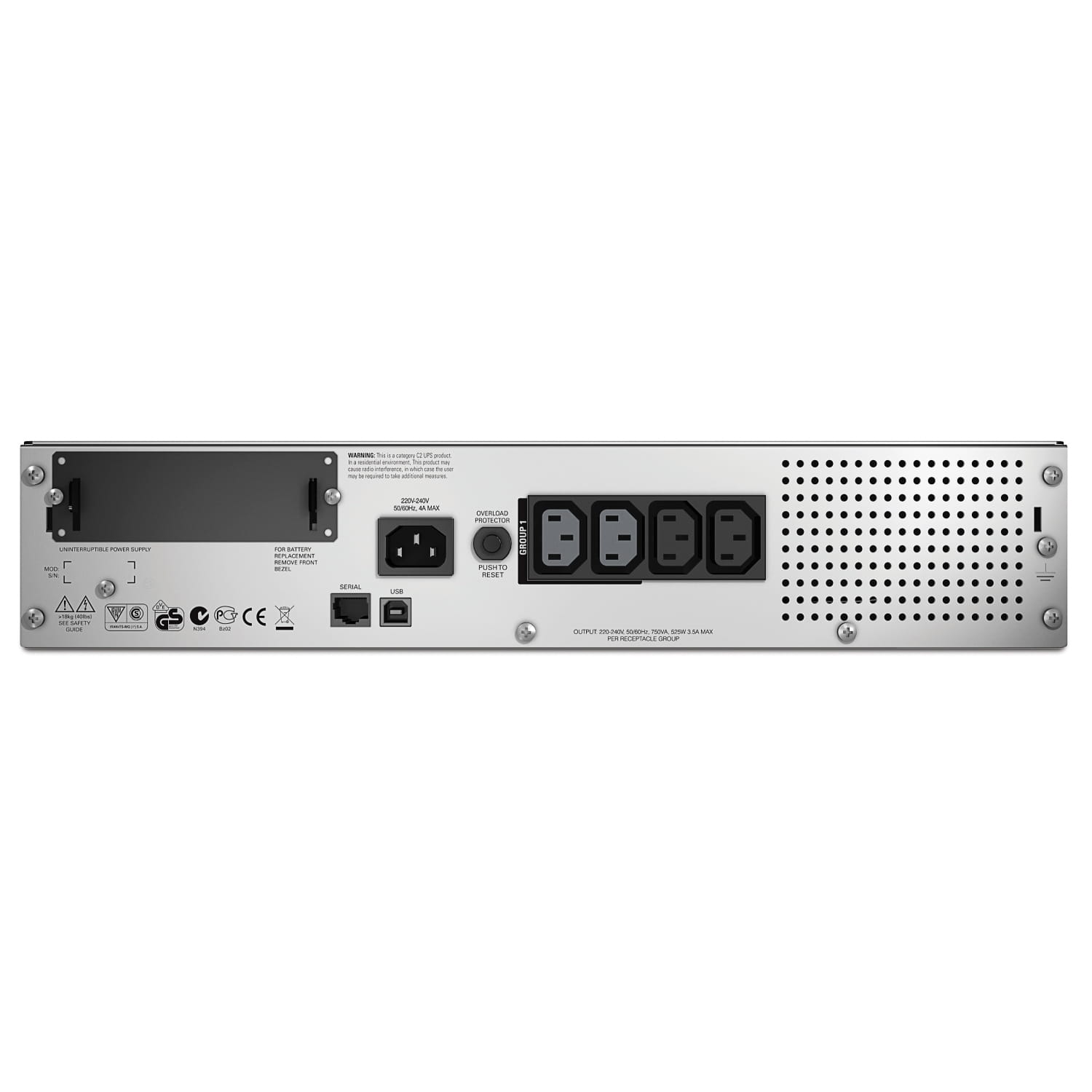 APC Smart-UPS 750 LCD - USV (Rack - einbaufähig)