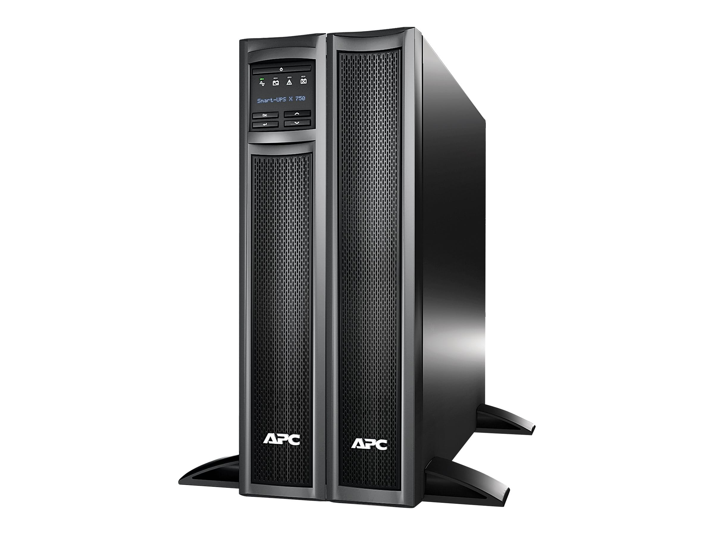 APC Smart-UPS X 750 Rack/Tower LCD - USV (Rack - einbaufähig) - Line-Interactive-USV