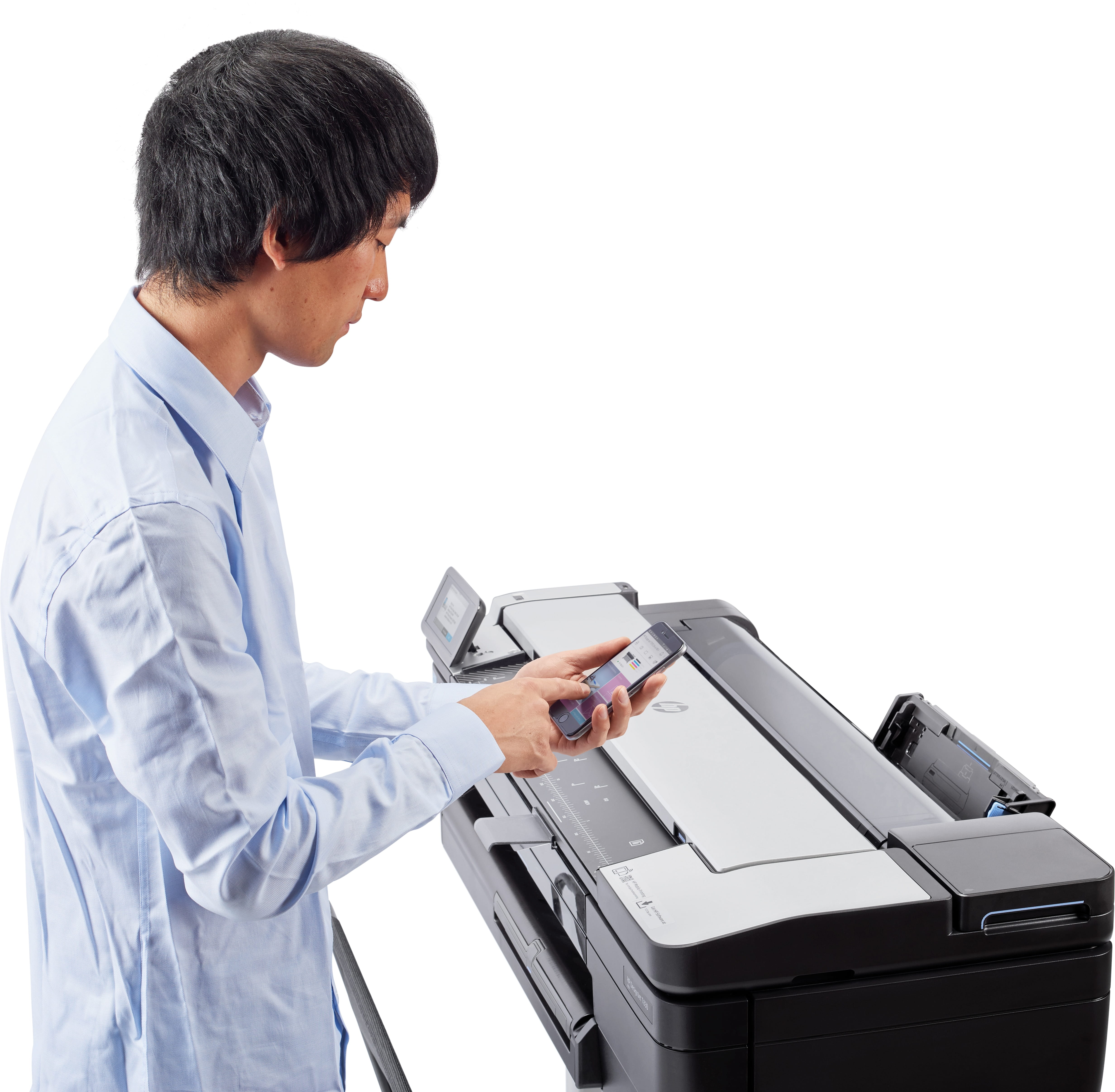 HP DesignJet T830 - 610 mm (24") Multifunktionsdrucker - Farbe - Tintenstrahl - 610 x 2770 mm (Original)