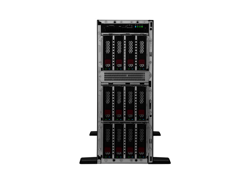 HPE ProLiant ML350 Gen11 - Server - Tower - 4U - zweiweg - 1 x Xeon Silver 4514Y / 2 GHz - RAM 64 GB - SATA/SAS/NVMe - Hot-Swap 6.4 cm (2.5") (Smart Choice)