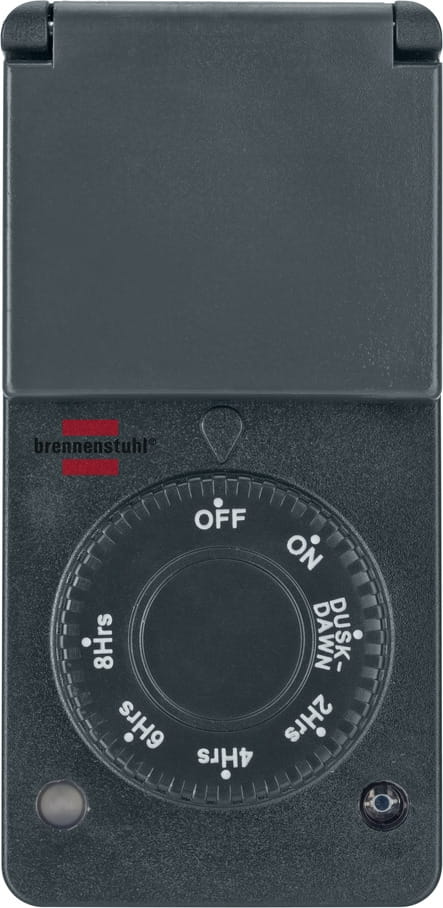 Brennenstuhl DDT IP44 - Timer - Anthrazit