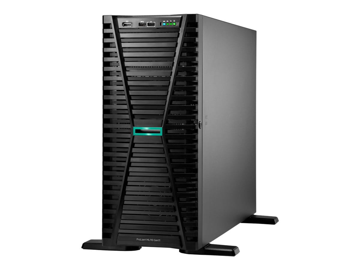 HPE ProLiant ML110 Gen11 Performance - Server - Tower - 4.5U - 1-Weg - 1 x Xeon Silver 4410Y / 2 GHz - RAM 32 GB - SATA/SAS/PCI Express - Hot-Swap 6.4 cm (2.5")