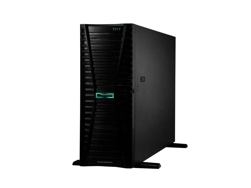 HPE ProLiant ML350 Gen11 Base - Server - Tower - 4U - zweiweg - 1 x Xeon Silver 4410Y / 2 GHz - RAM 32 GB - SATA - Hot-Swap 8.9 cm (3.5")