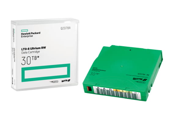 HP HPE RW Data Cartridge - LTO Ultrium 8 - 12 TB / 30 TB