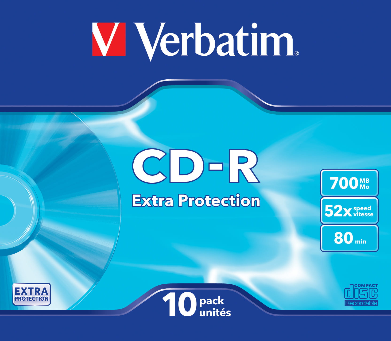 Verbatim 10 x CD-R - 700 MB (80 Min) 52x