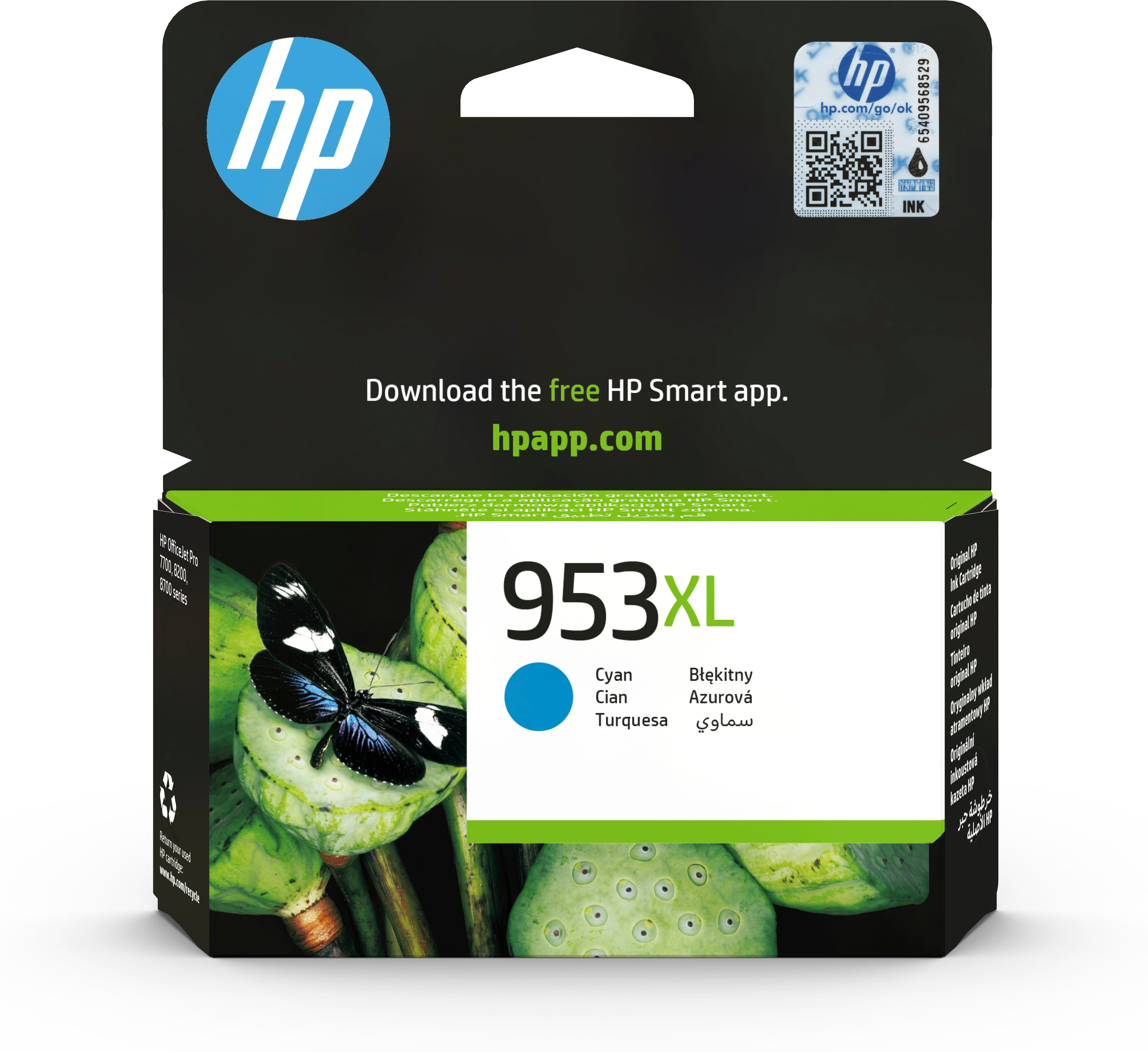 HP 953XL - 18 ml - Hohe Ergiebigkeit - Cyan - original