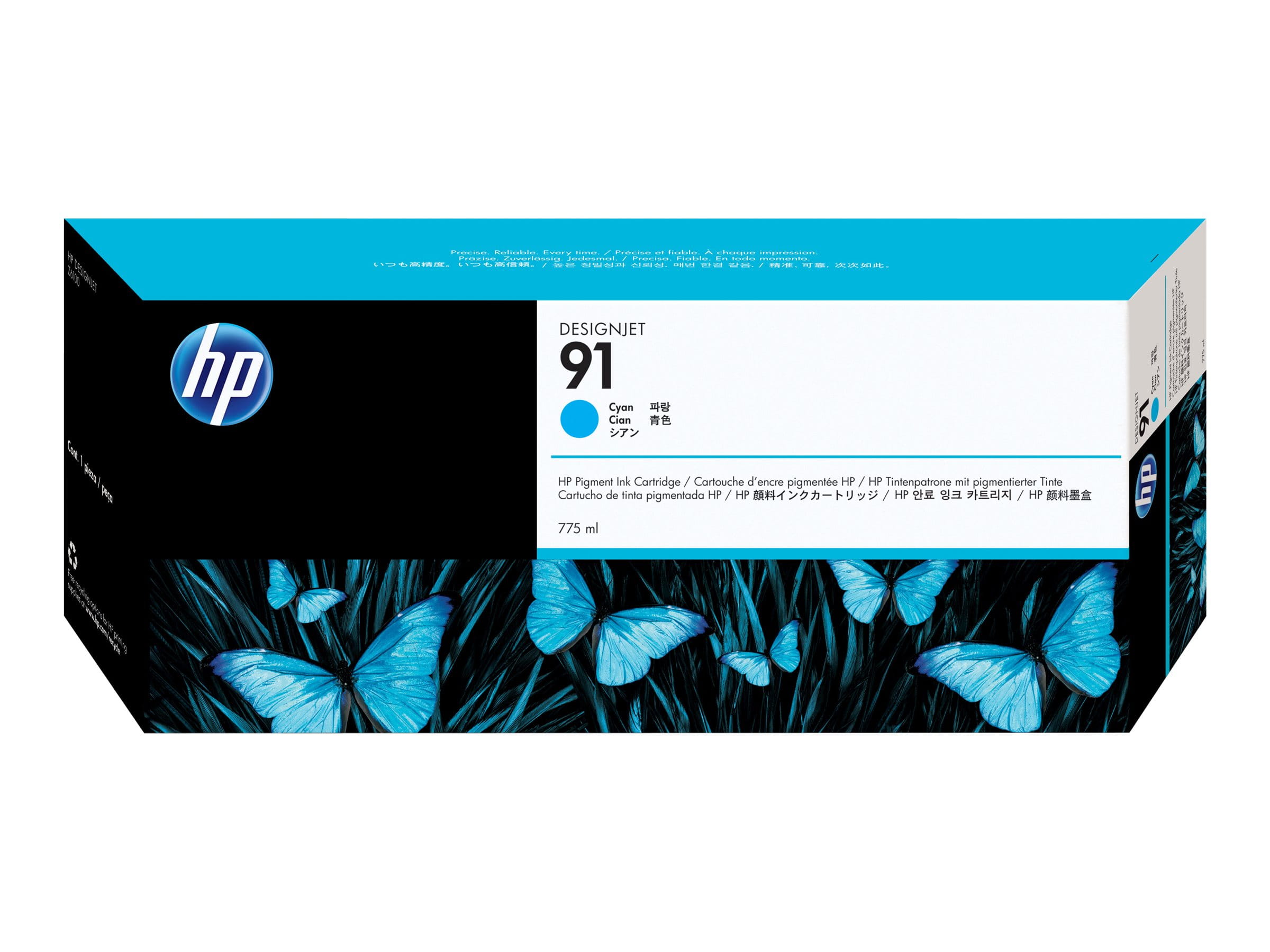 HP 91 - 775 ml - Cyan - original - DesignJet