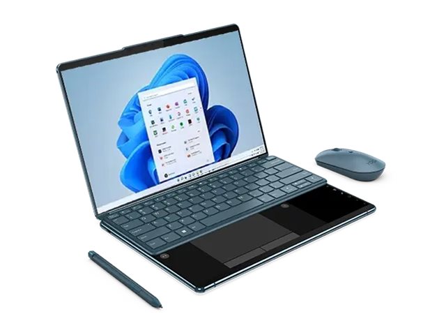 Lenovo Yoga Book 9 13IMU9 83FF - Tablet - Flip-Design - Intel Core Ultra 7 155U / 1.7 GHz - Evo - Win 11 Home - Intel Graphics - 16 GB RAM - 1 TB SSD NVMe - 33.8 cm (13.3")