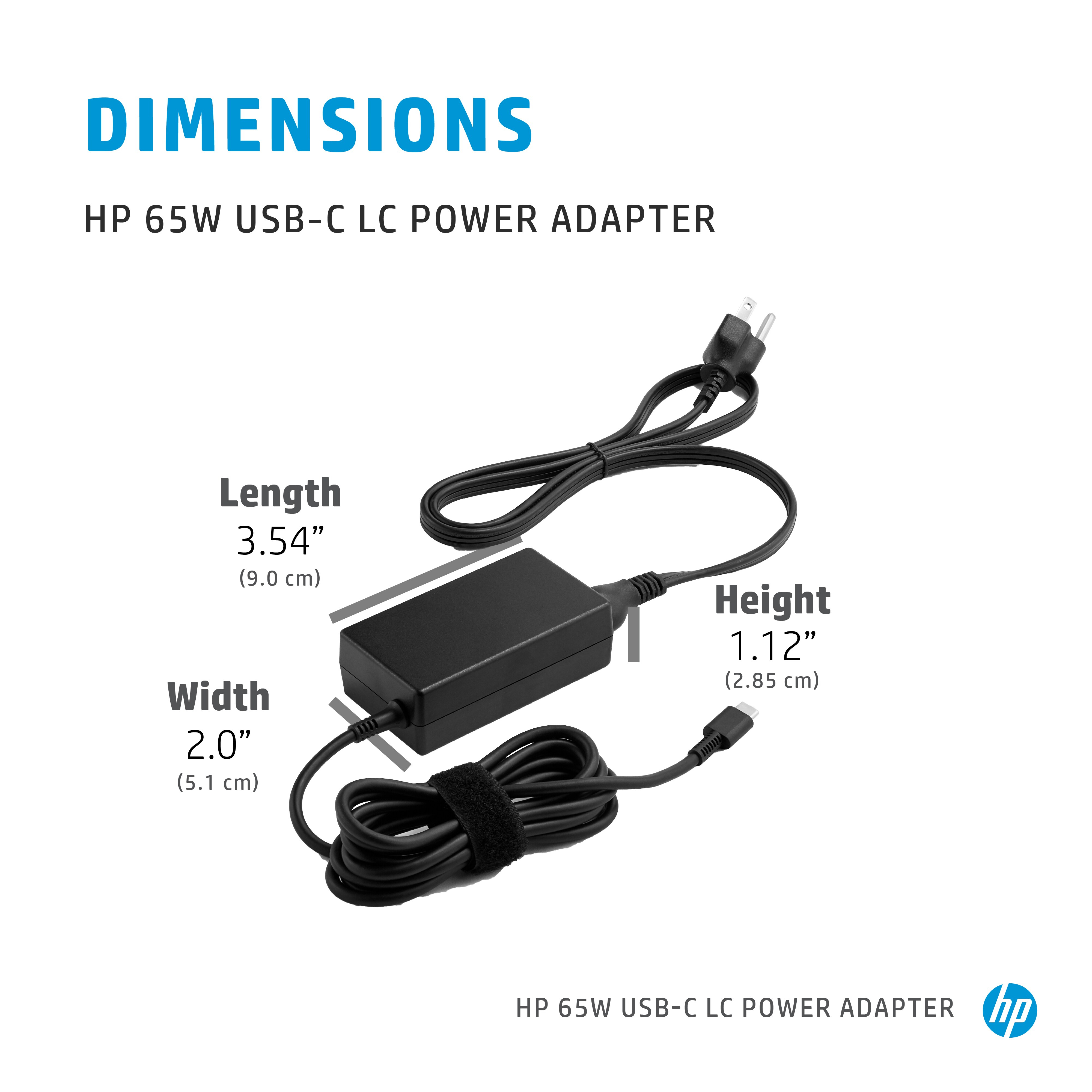 HP USB-C LC - Netzteil - AC - 65 Watt - Europa