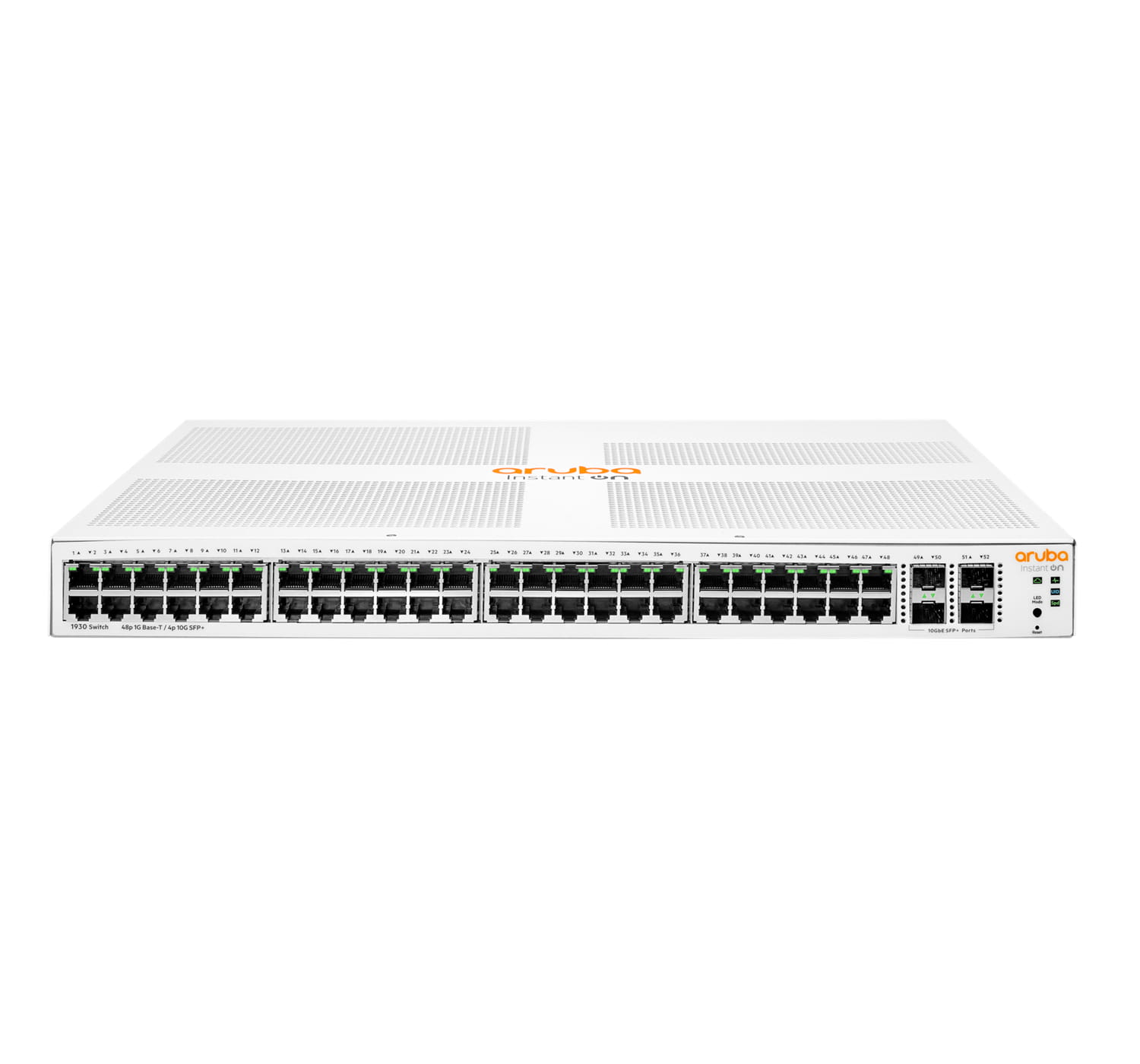 HPE Networking Instant On 1930 48G Class4 PoE 4SFP/SFP+ 370W Switch - Switch - L3 - managed - 48 x 10/100/1000 (PoE)