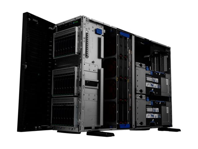 HPE ProLiant ML350 Gen11 - Server - Tower - 4U - zweiweg - 1 x Xeon Silver 4510 / 2.4 GHz - RAM 64 GB - SATA/SAS/NVMe - Hot-Swap 6.4 cm (2.5")