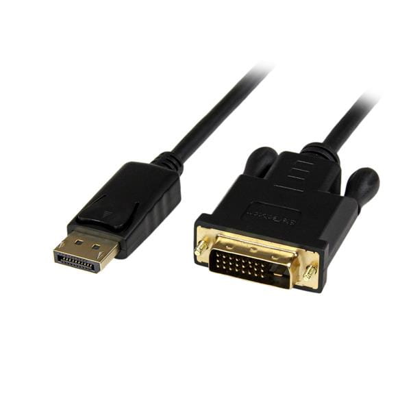 StarTech.com 90cm Aktives DisplayPort auf DVI Kabel - Stecker/Stecker - DP zu DVI Adapter/ Konverter - 1920x1200 / 1080p - Schwarz - DisplayPort-Kabel - DisplayPort (M)