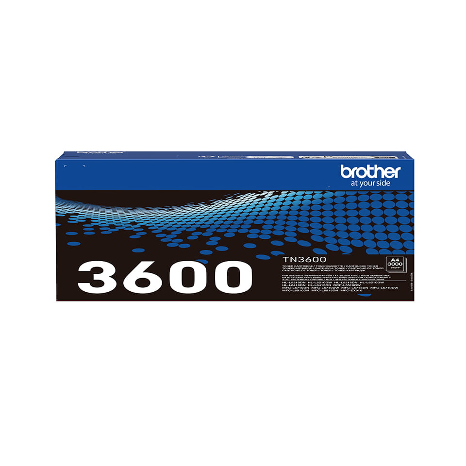 Brother TN3600 - Schwarz - original - Box - Tonerpatrone