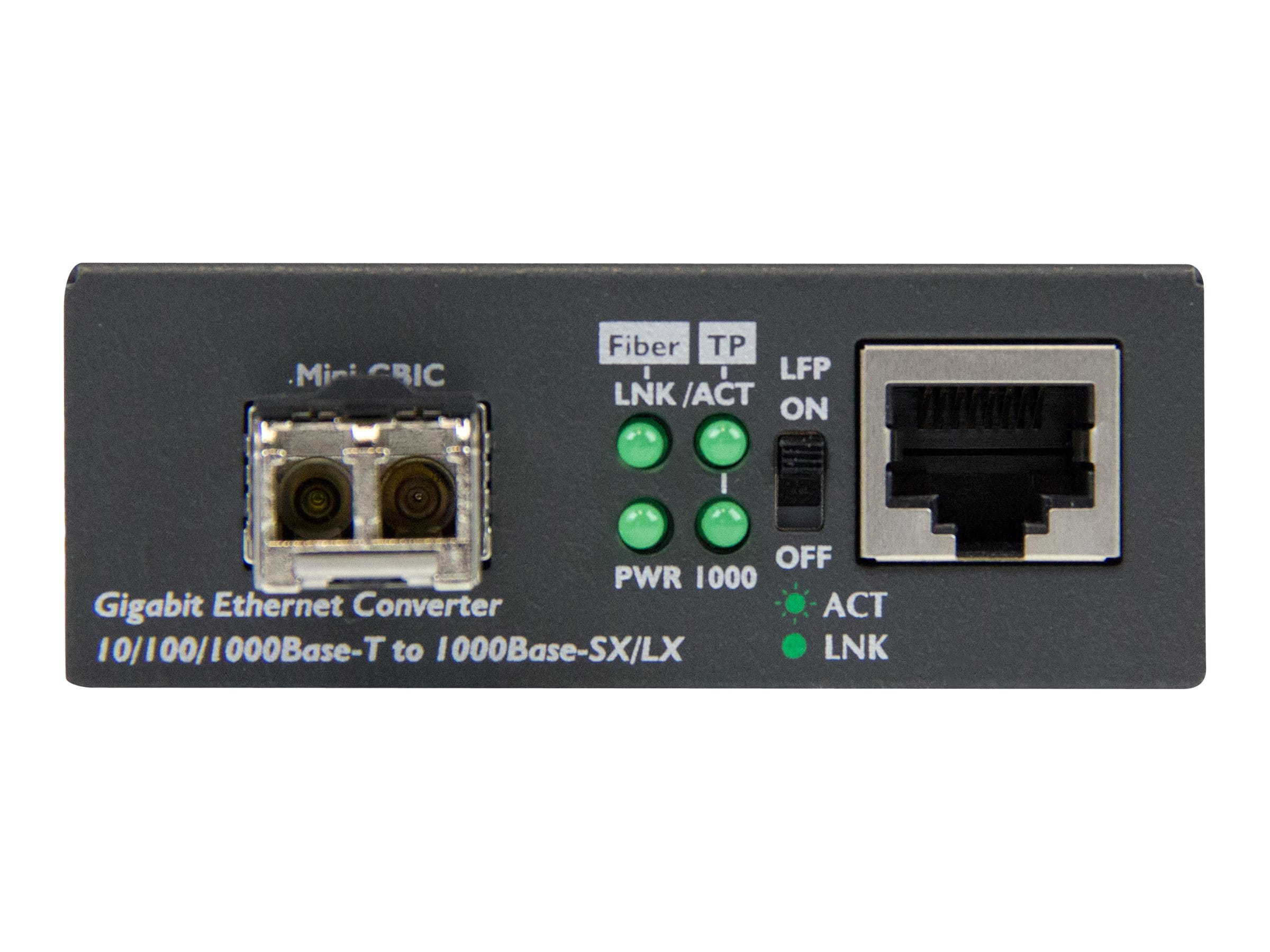 StarTech.com Gigabit Ethernet Glasfaser Medienkonverter