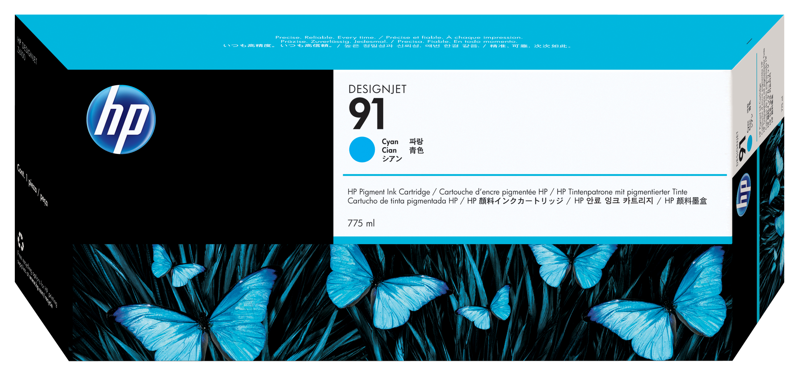 HP 91 - 775 ml - Cyan - original - DesignJet