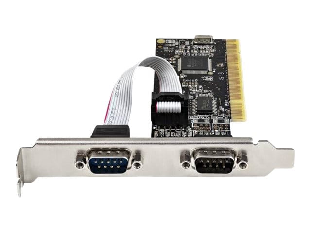 StarTech.com RS232 PCI Karte - PCI auf 2 Serielle Port-Karte - PCI 2-Port DB9 Serielle Controller-Karte RS232 - Schnittstellenkarte - PCI Expansion - Erweiterungskarte für Desktops (PCI2S1P2)