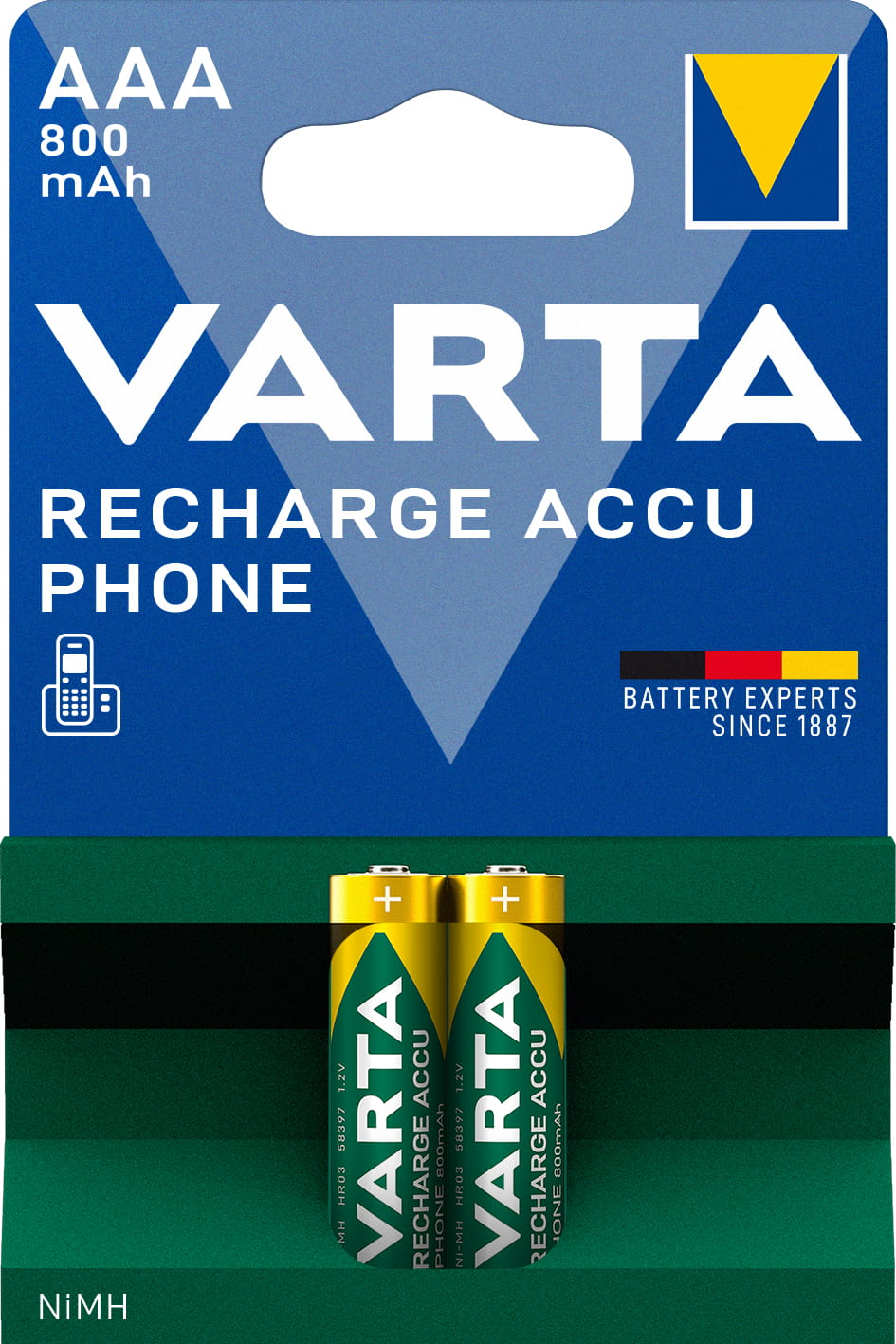 Varta PhonePower T 398 - Batterie AAA - NiMH - (wiederaufladbar)